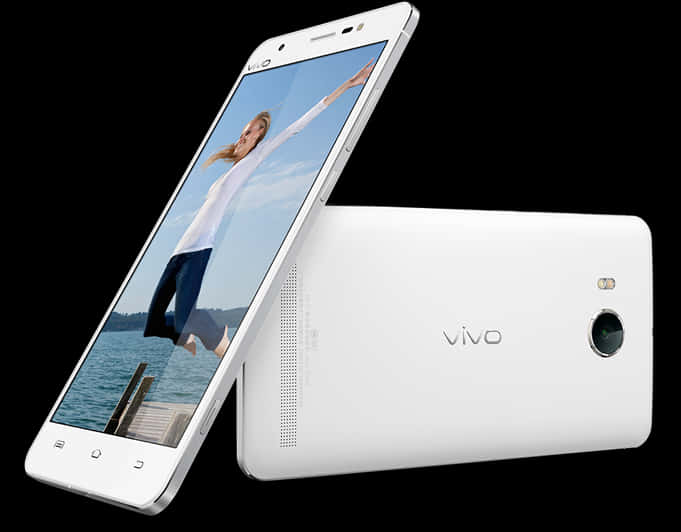 Vivo 智能手机正面与背面展示 壁紙