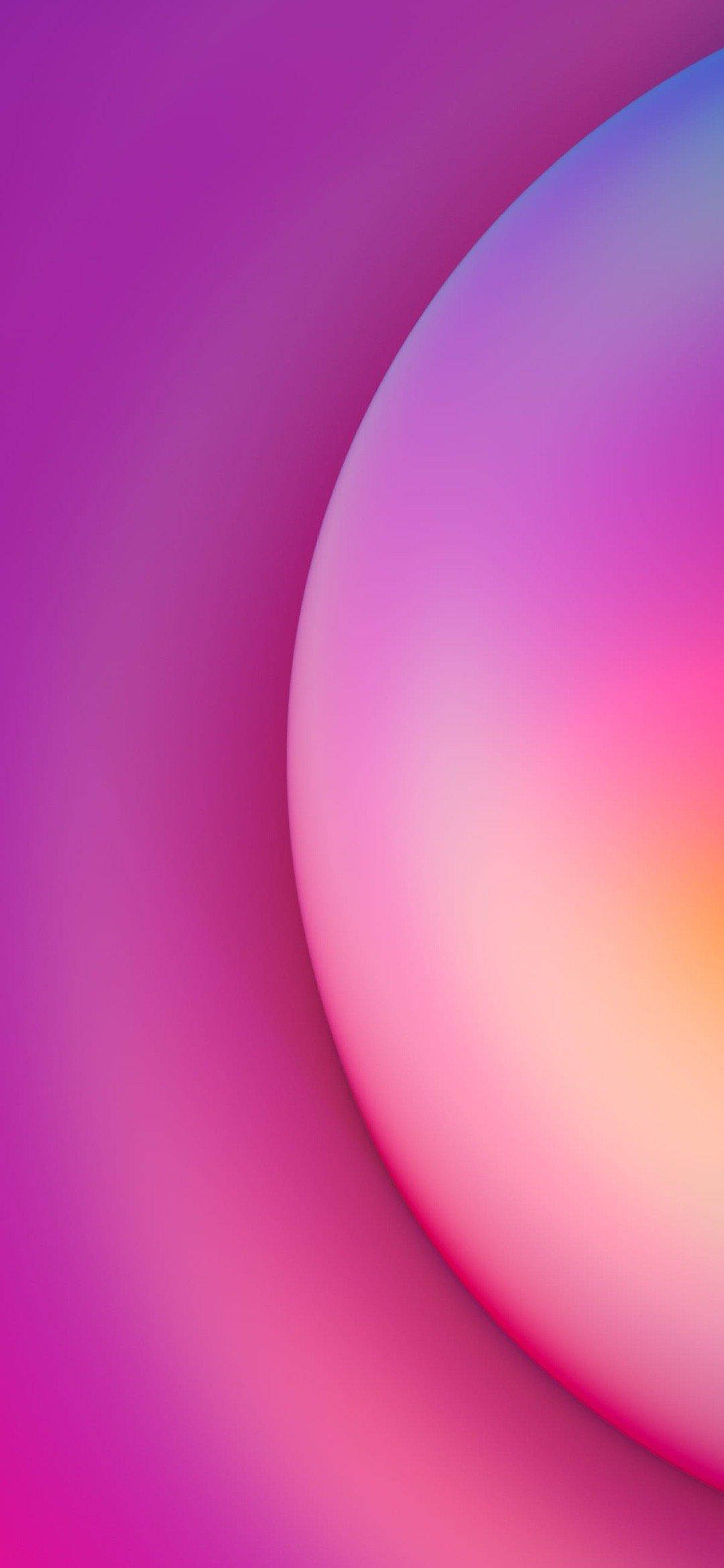 Vivo V20 紫色球體 壁紙