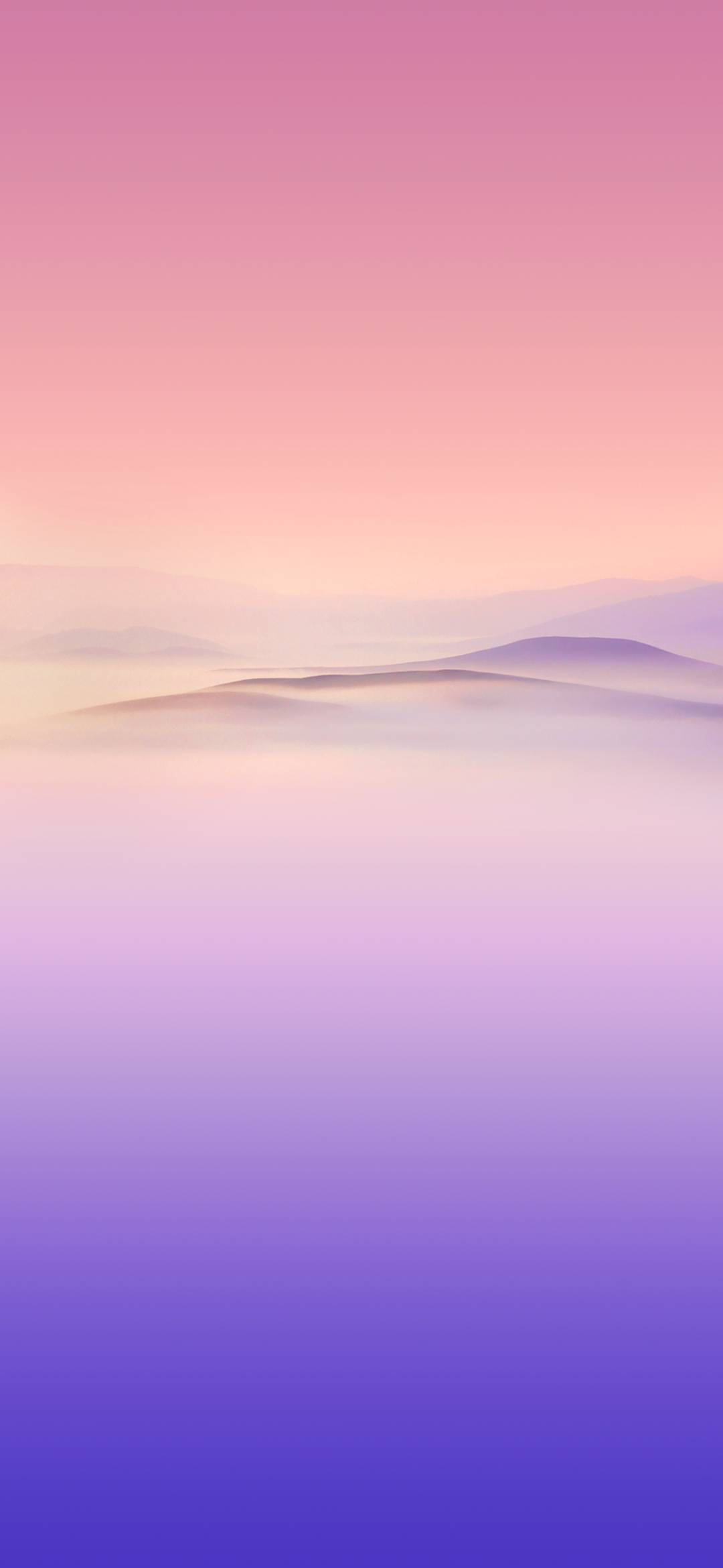 Vivo Y11 粉紫沙漠 壁紙