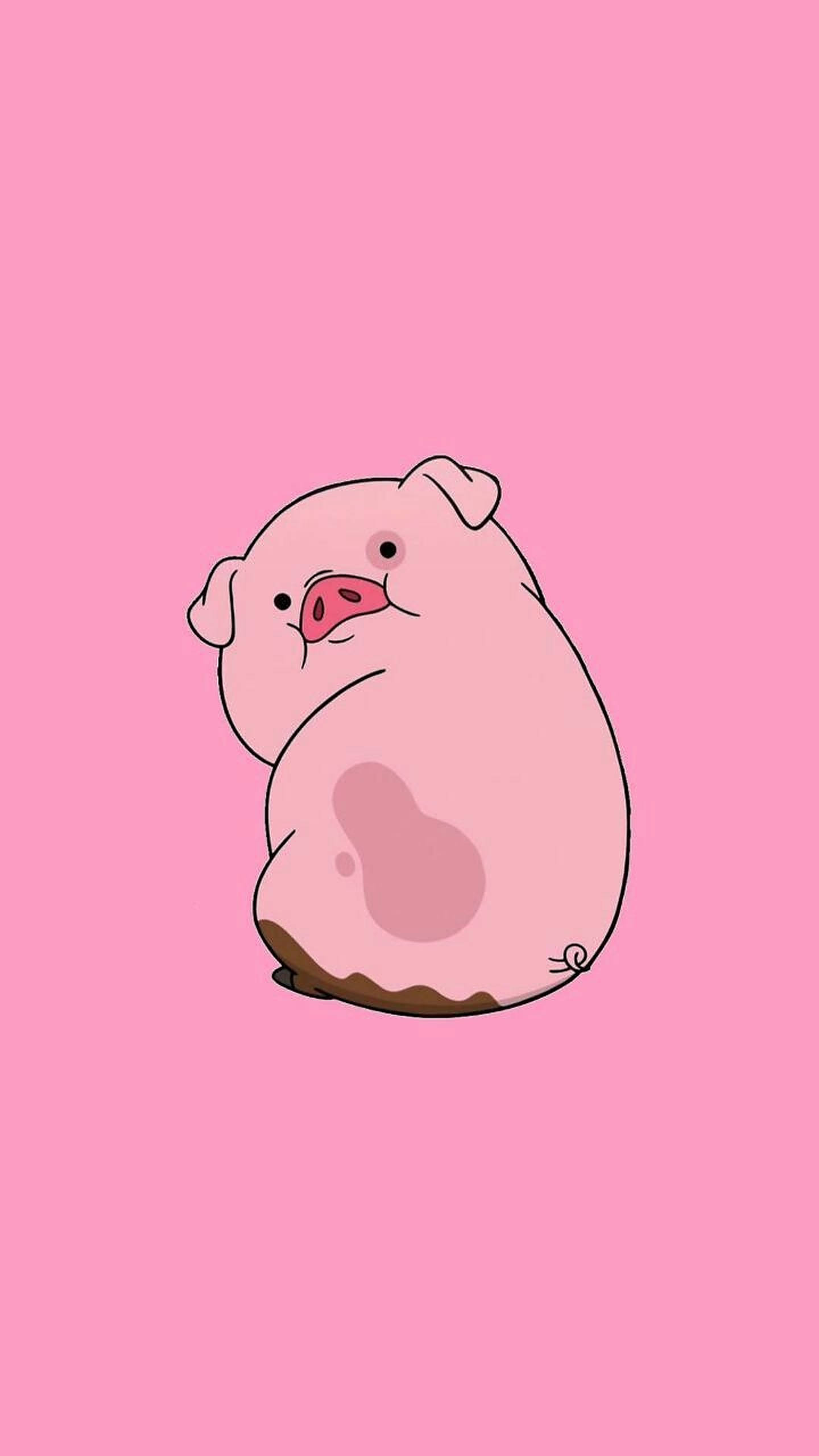 Waddles 可爱小猪 壁紙