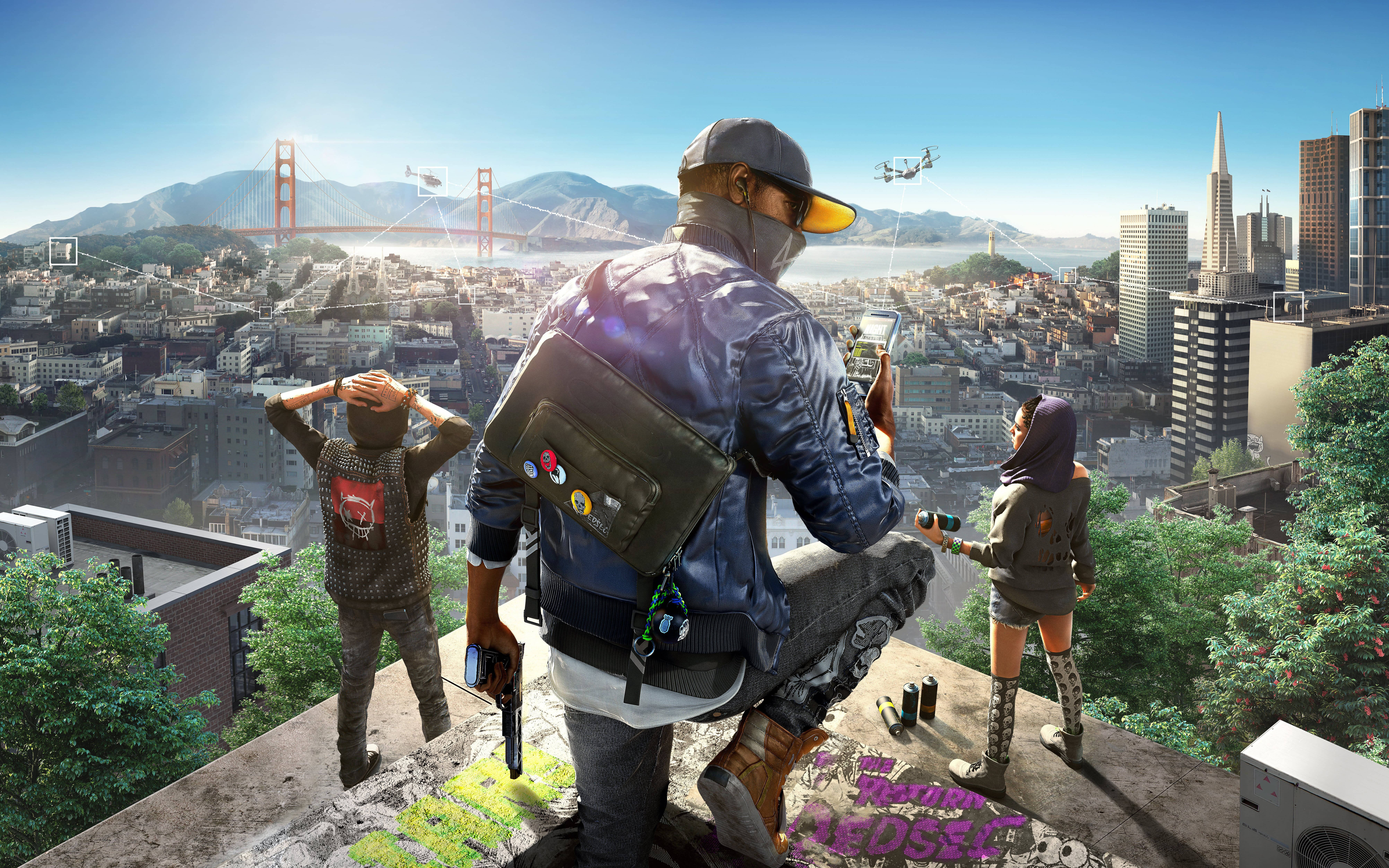 《Watch Dogs 2》4K震撼畫面 壁紙