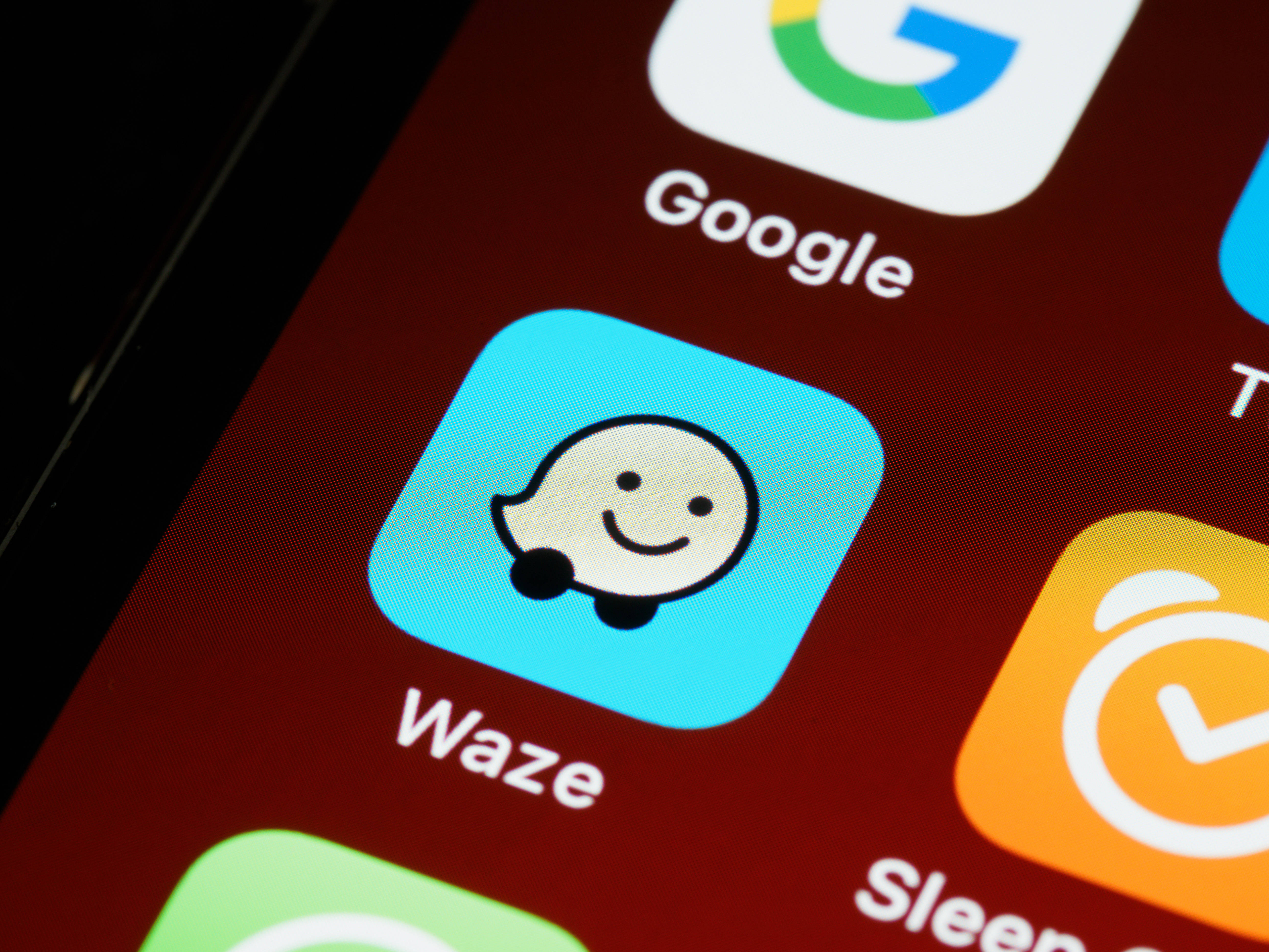 Waze應用 iOS 13 壁紙