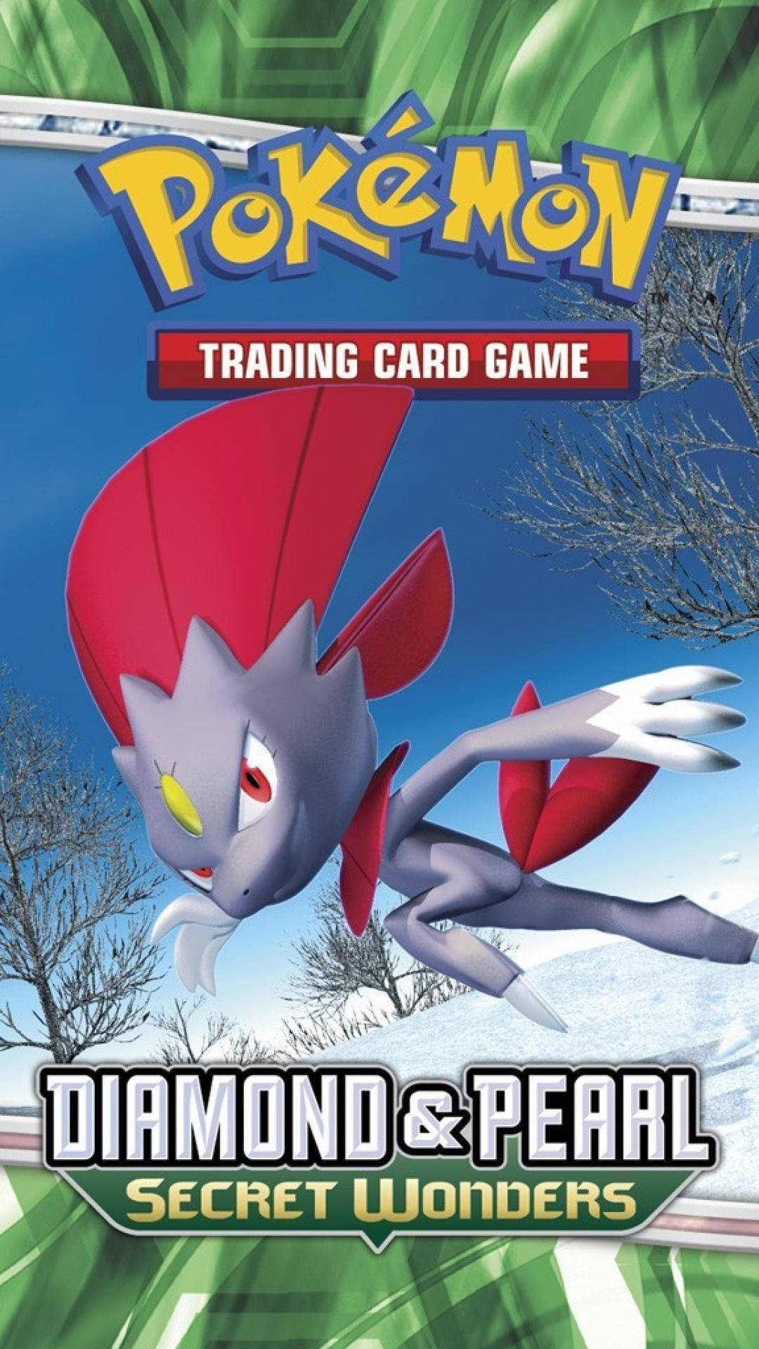 Weavile 鑽石與珍珠卡牌 壁紙