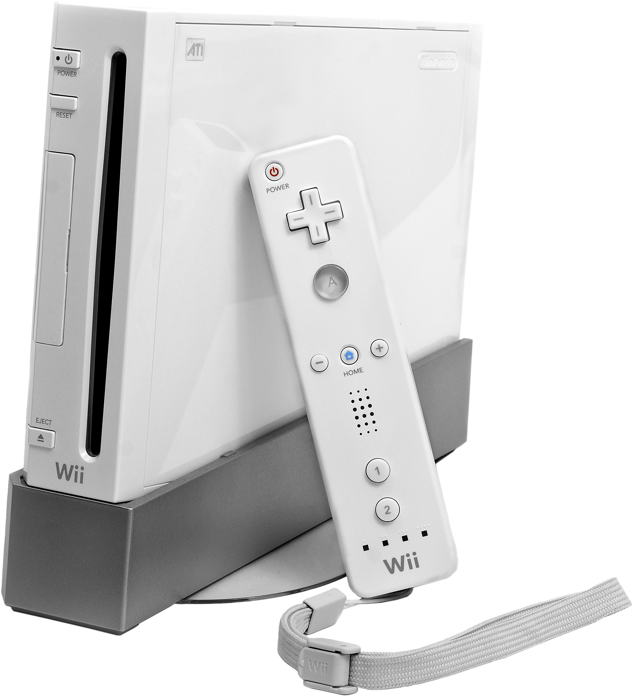 任天堂Wii主機與遙控器 壁紙