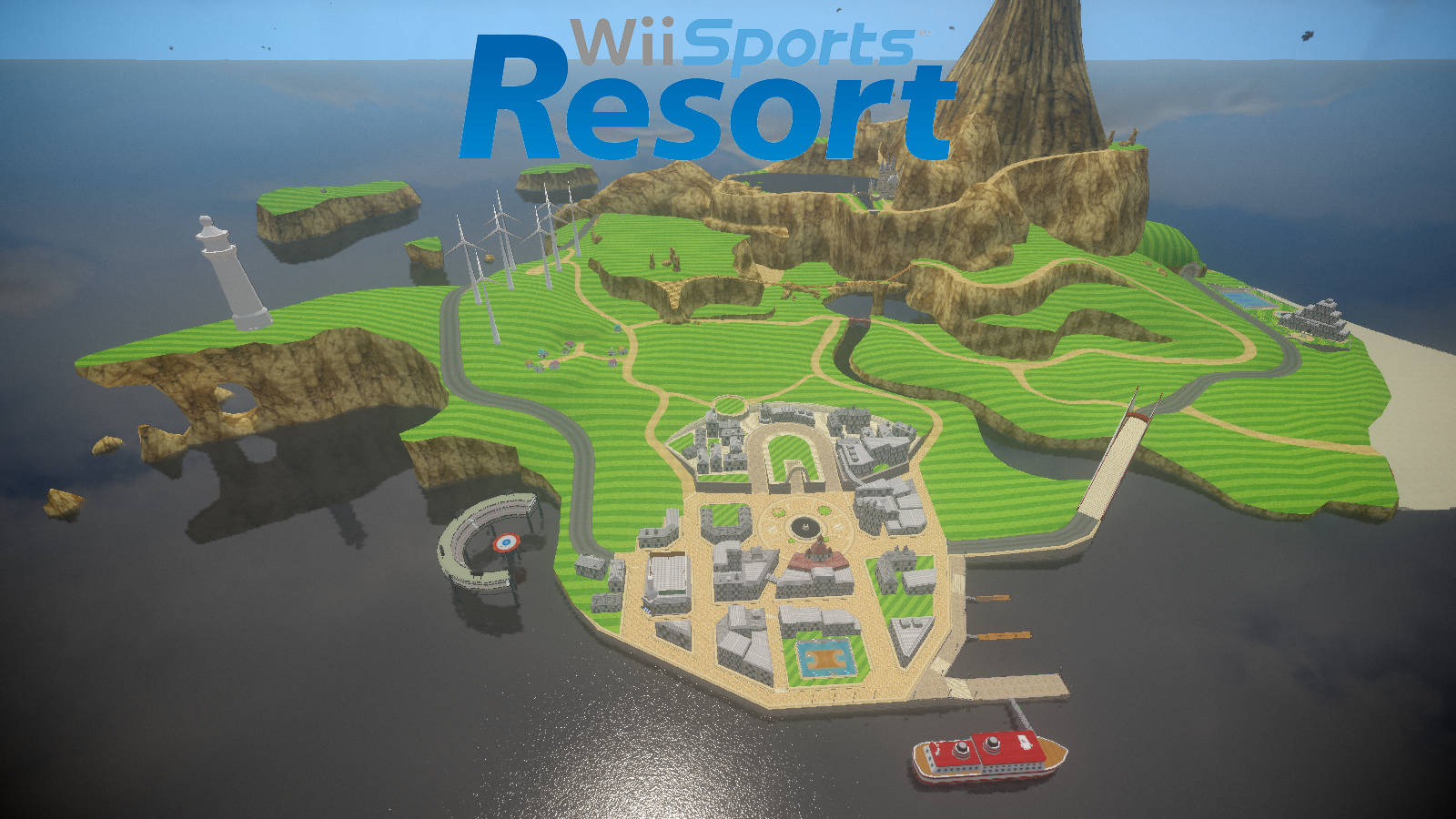 Wii Sports Resort 烏呼島 壁紙