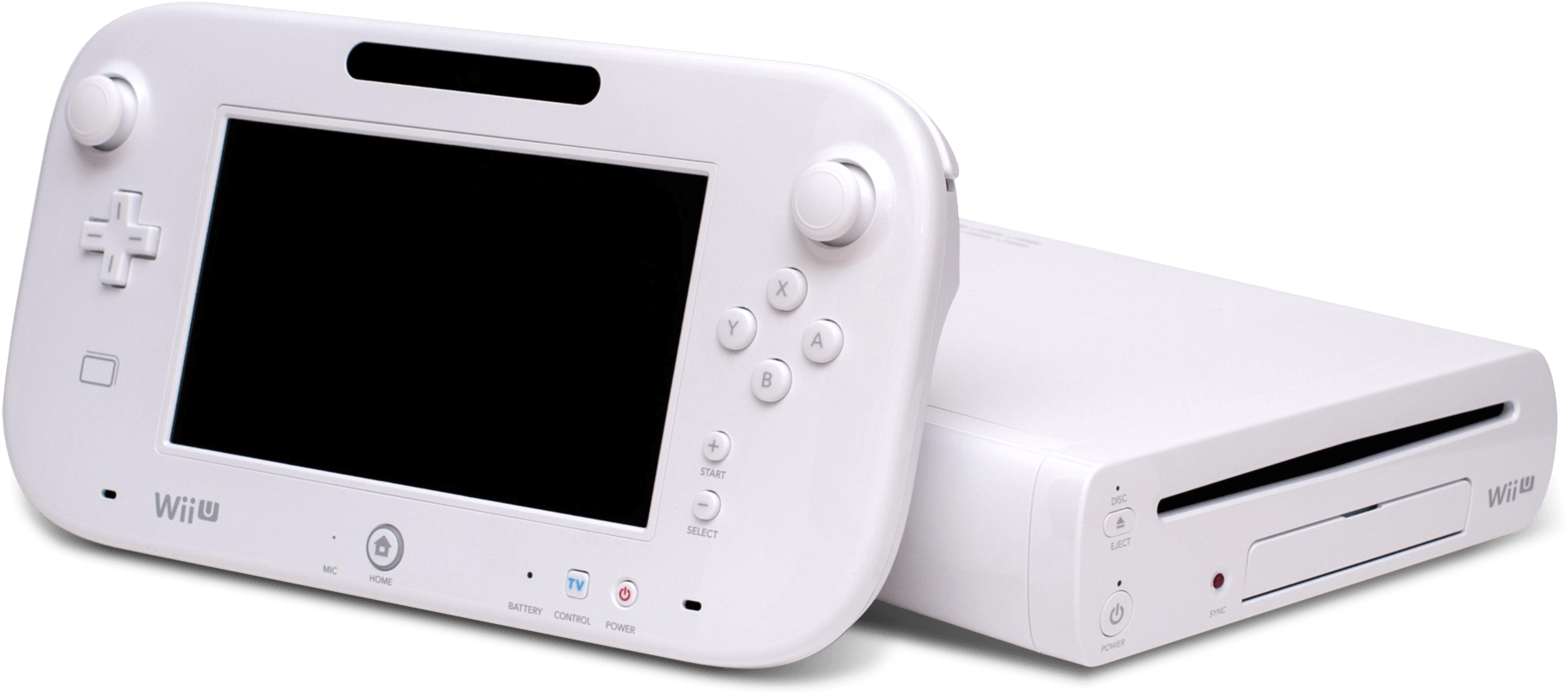 白色Wii U主机与游戏手柄 壁紙