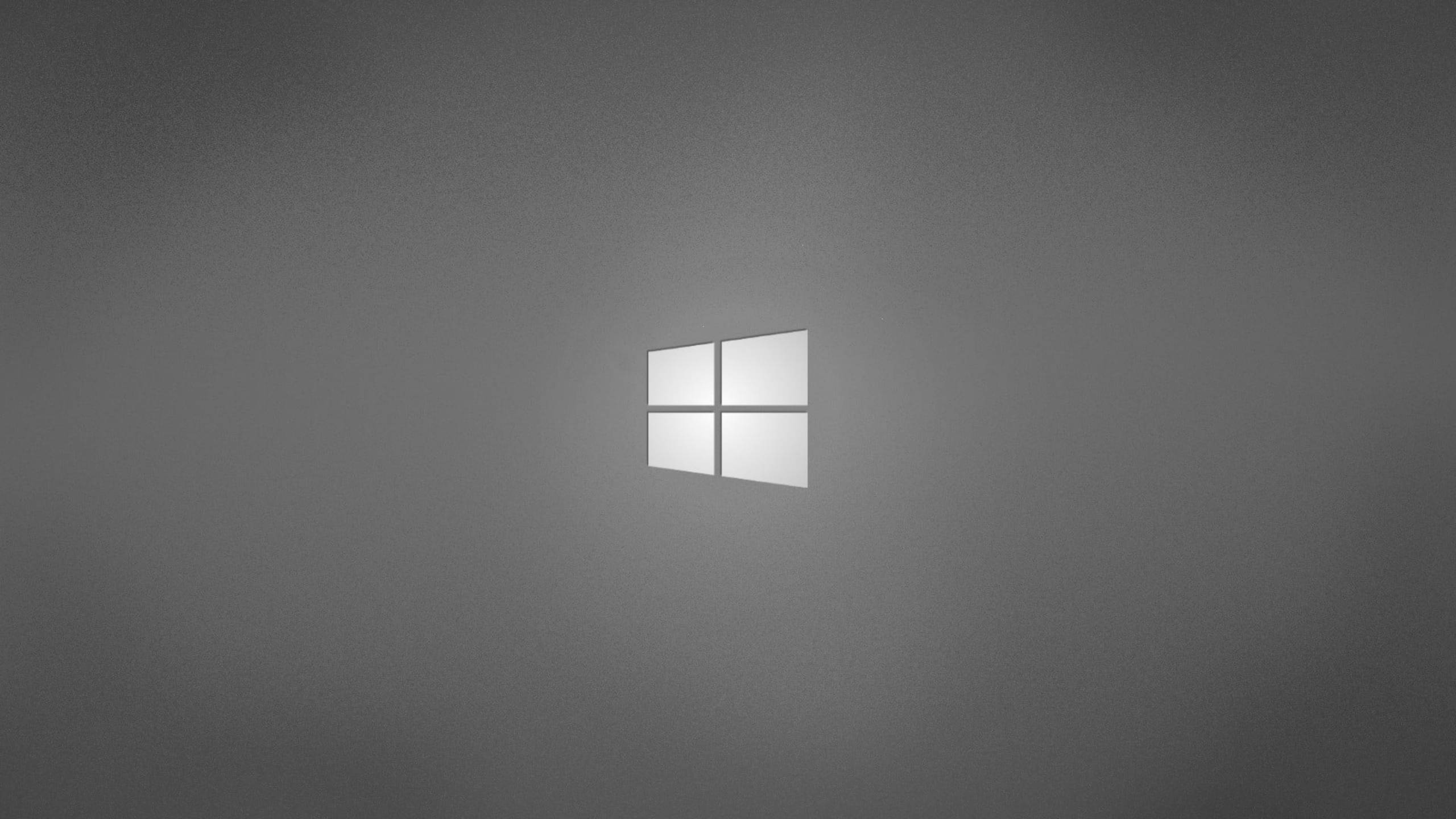 灰色Windows標誌專業桌面 壁紙