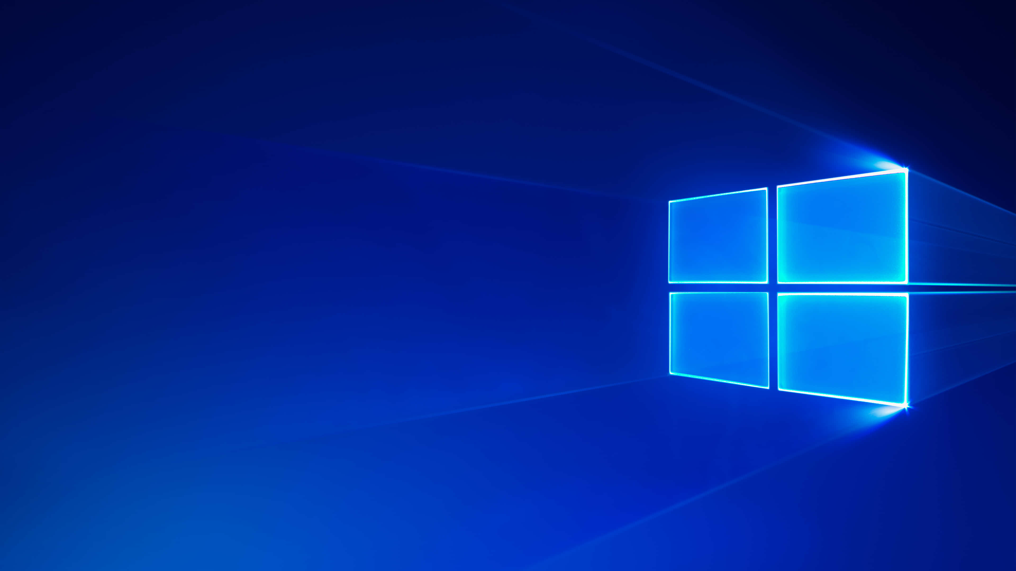 卓越藍色Windows 10背景 壁紙