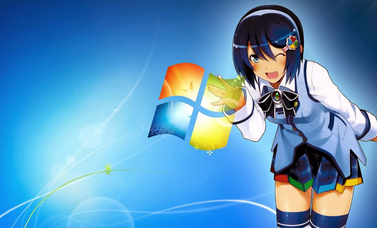 优质动漫女孩Windows壁纸 壁紙
