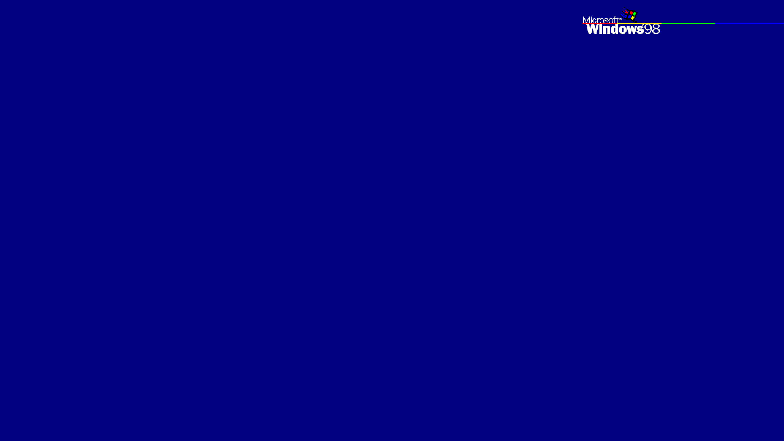 Windows 98 - 微軟近20年老作業系統 壁紙