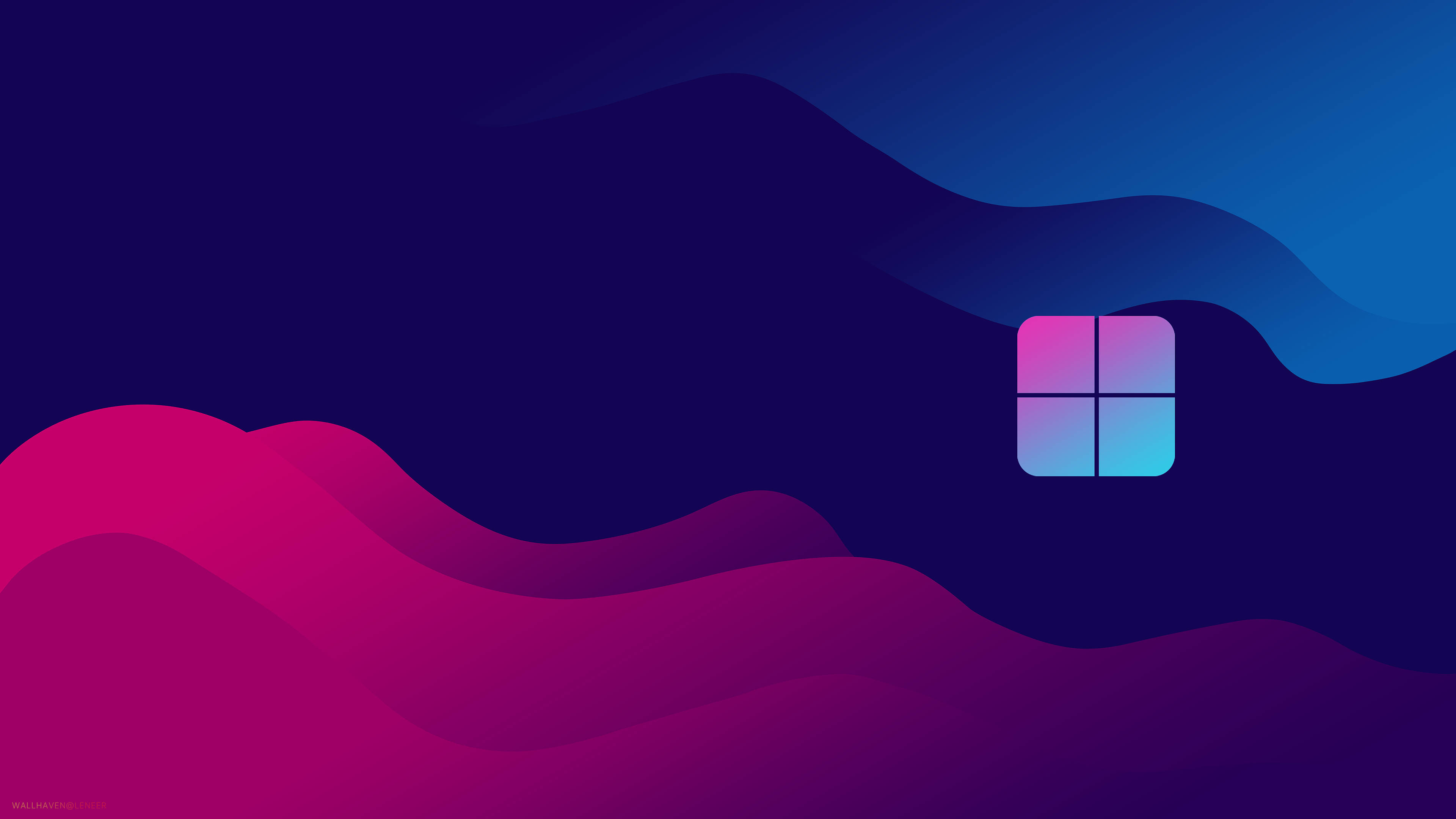 原版Windows洋红与蓝 壁紙