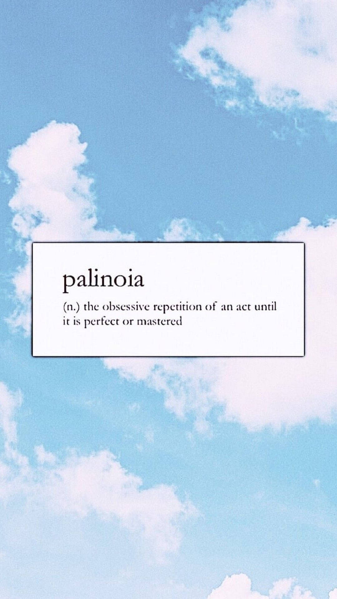Word Palinoia 美學 iPhone XR 壁紙