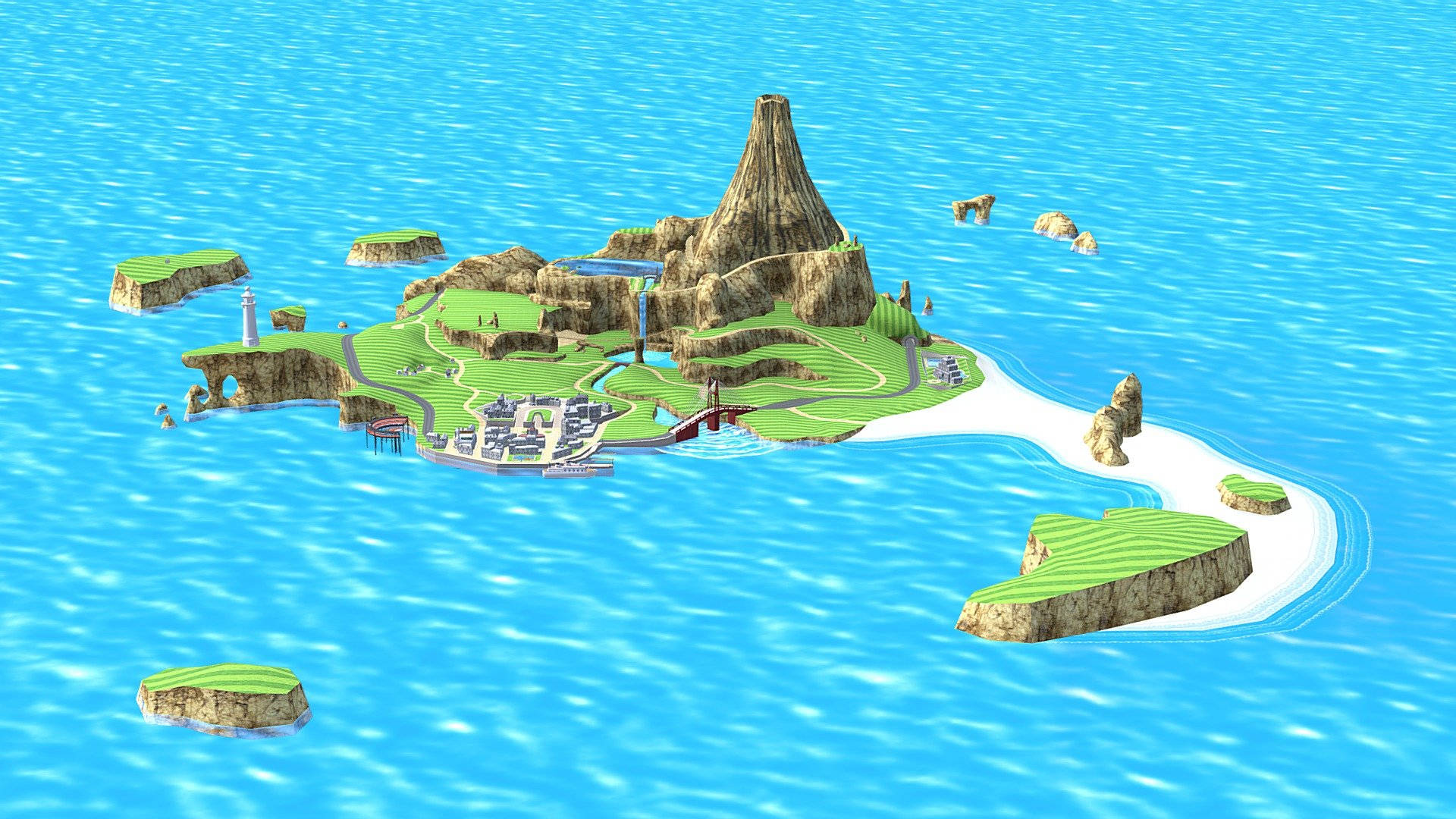 引人注目的Wuhu岛Wii Sports Resort 壁紙
