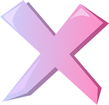 粉色字母X圖形 壁紙