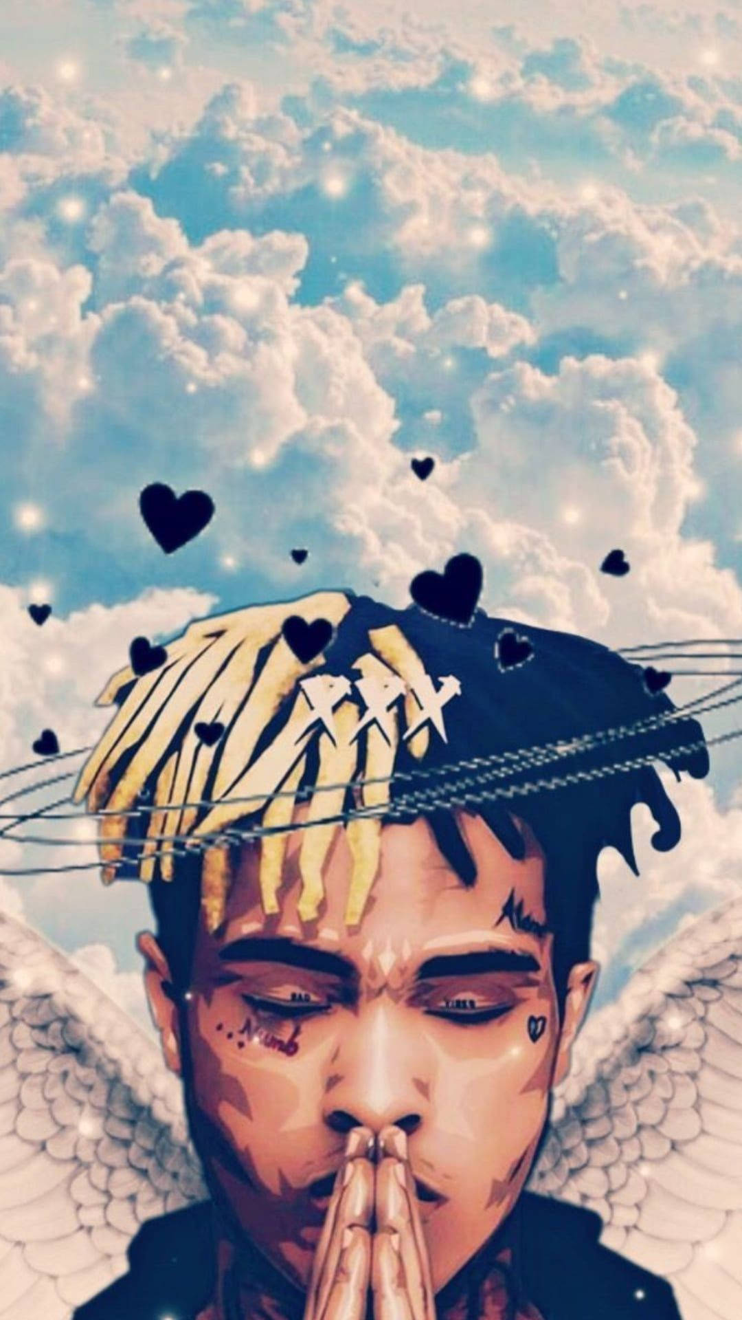 Xxxtentacion 動漫天使之翼 壁紙