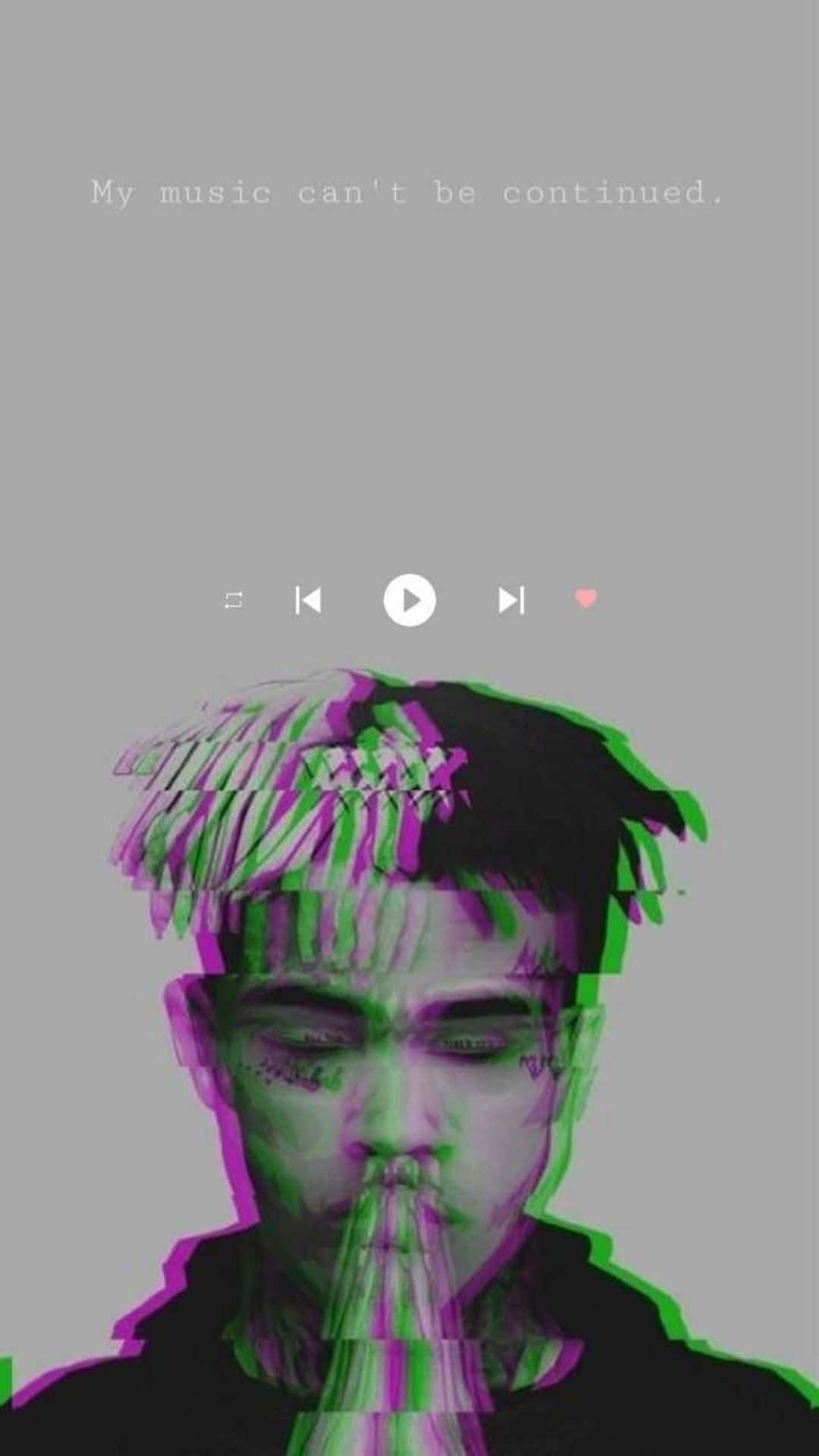 Xxxtentacion PFP 故障風格 壁紙