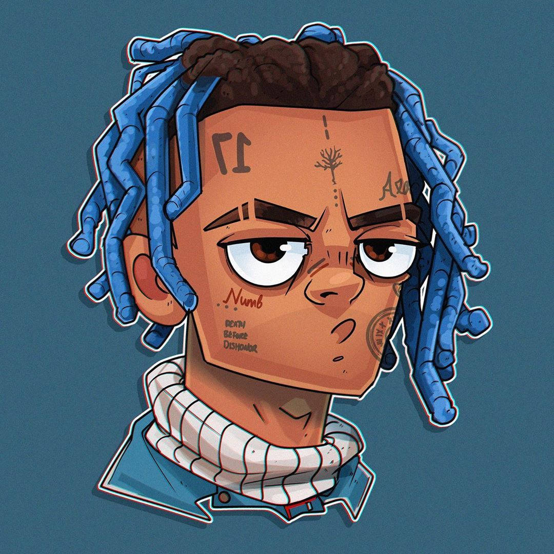 Xxxtentacion 動漫數位刺青 壁紙