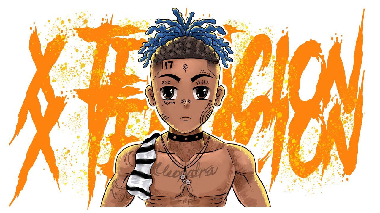 Xxxtentacion 動漫創意藝術 壁紙