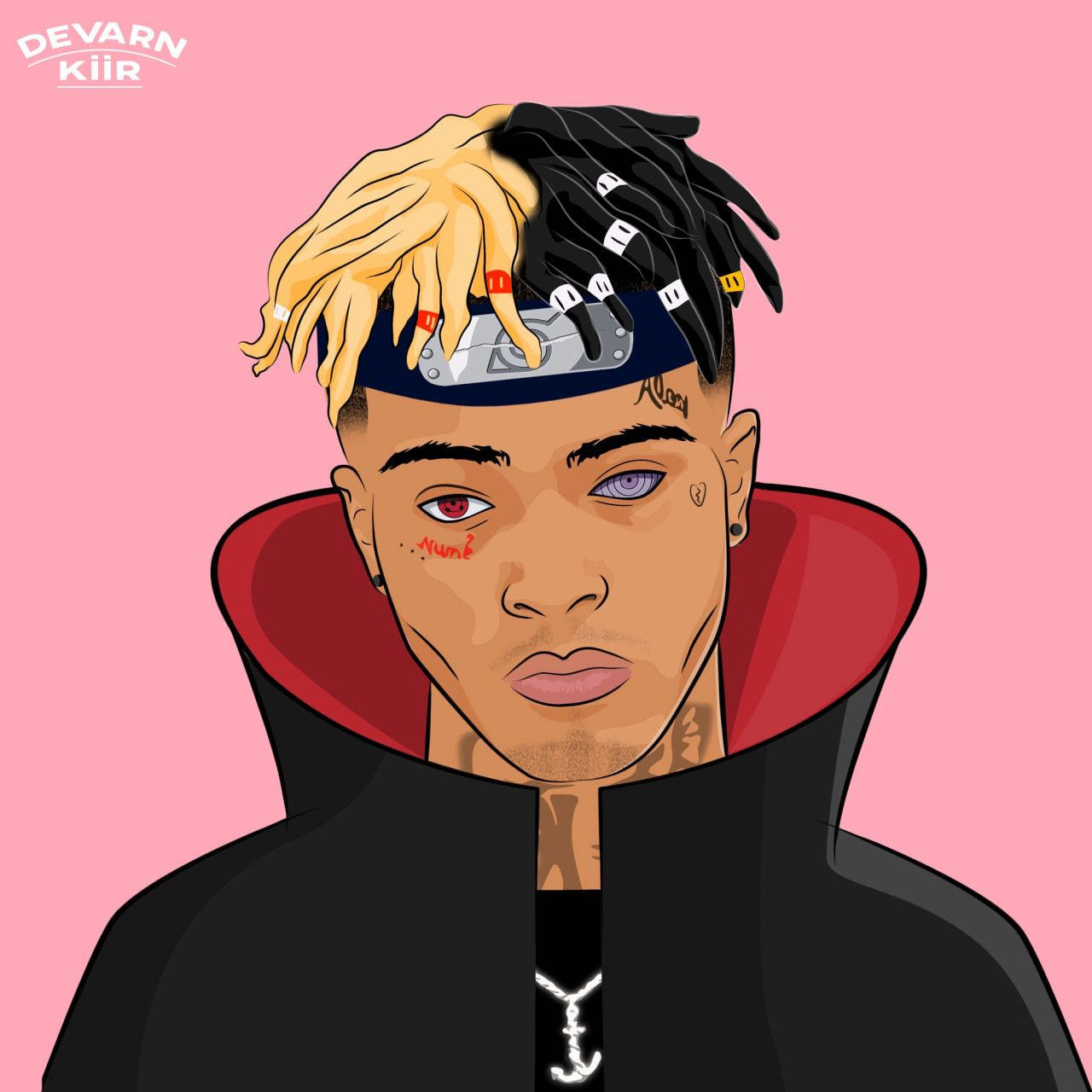 Xxxtentacion 动漫《火影忍者》晓组织斗篷 壁紙