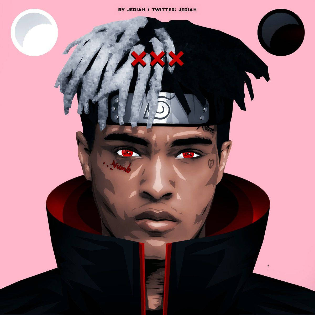 Xxxtentacion 動漫《火影忍者》頭飾 壁紙
