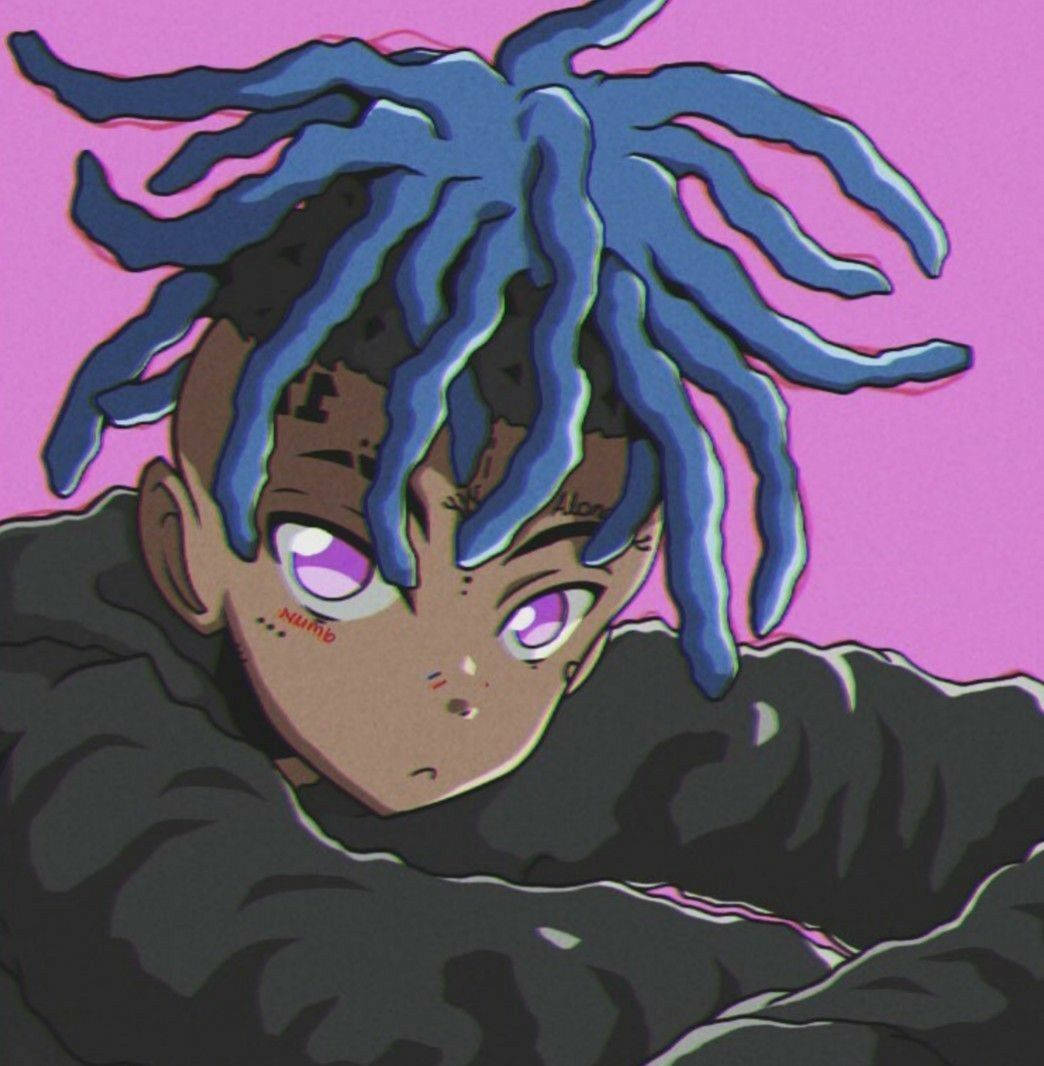 Xxxtentacion 動漫復古風格 壁紙