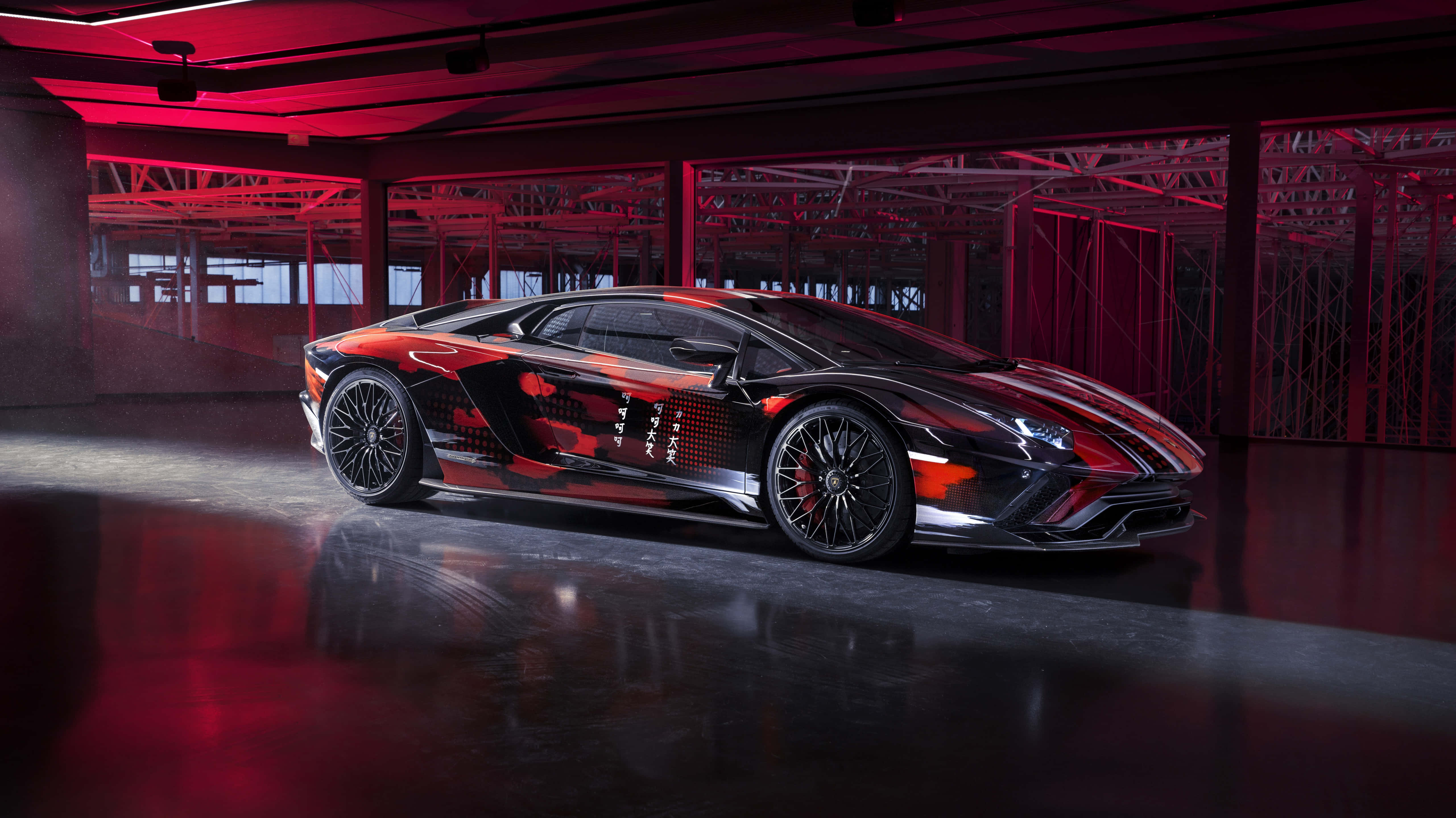Yohji Yamamoto 联名 Lamborghini 壁紙