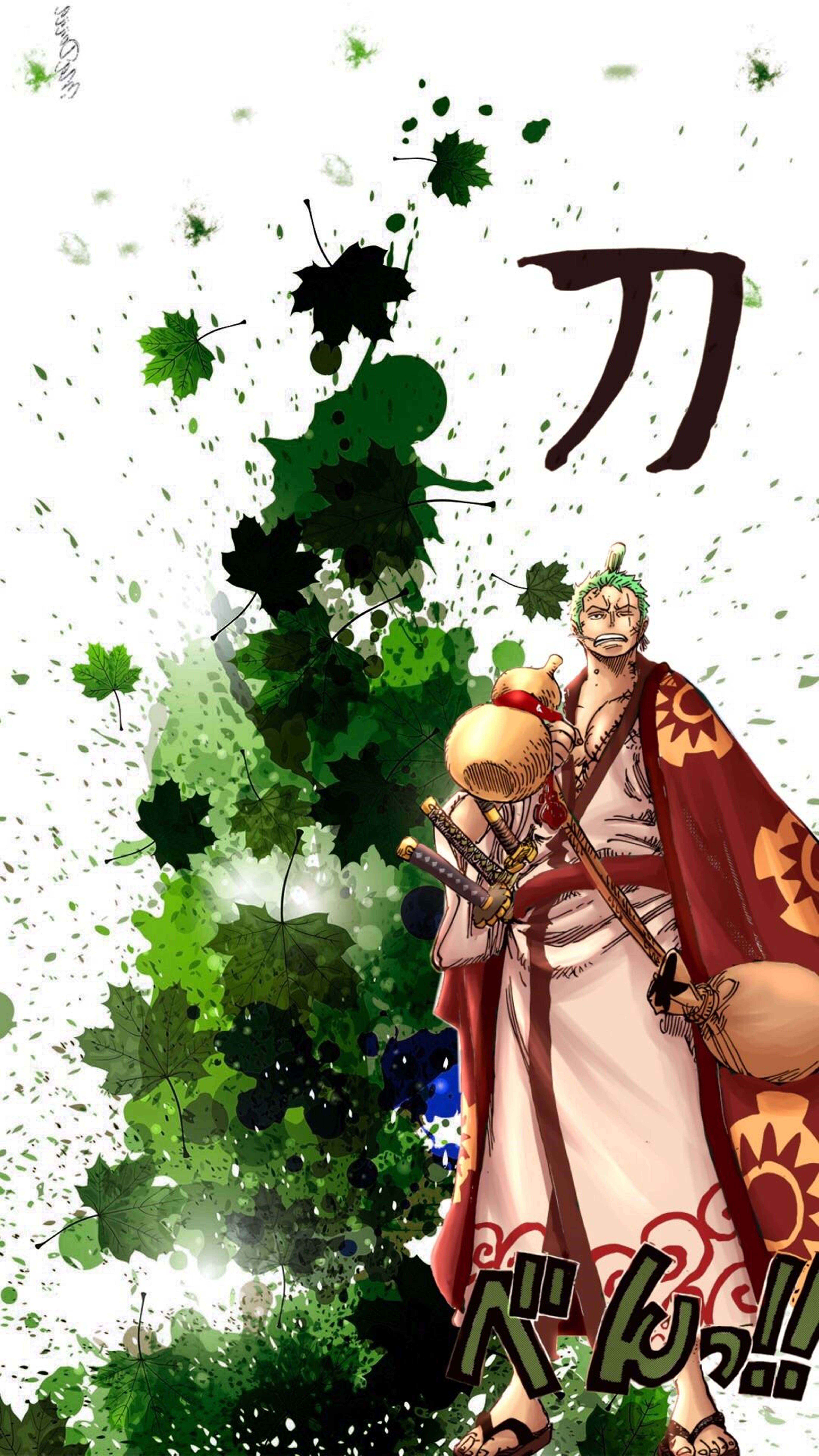 Zoro One Piece Wano 4K 紅色裝束 壁紙