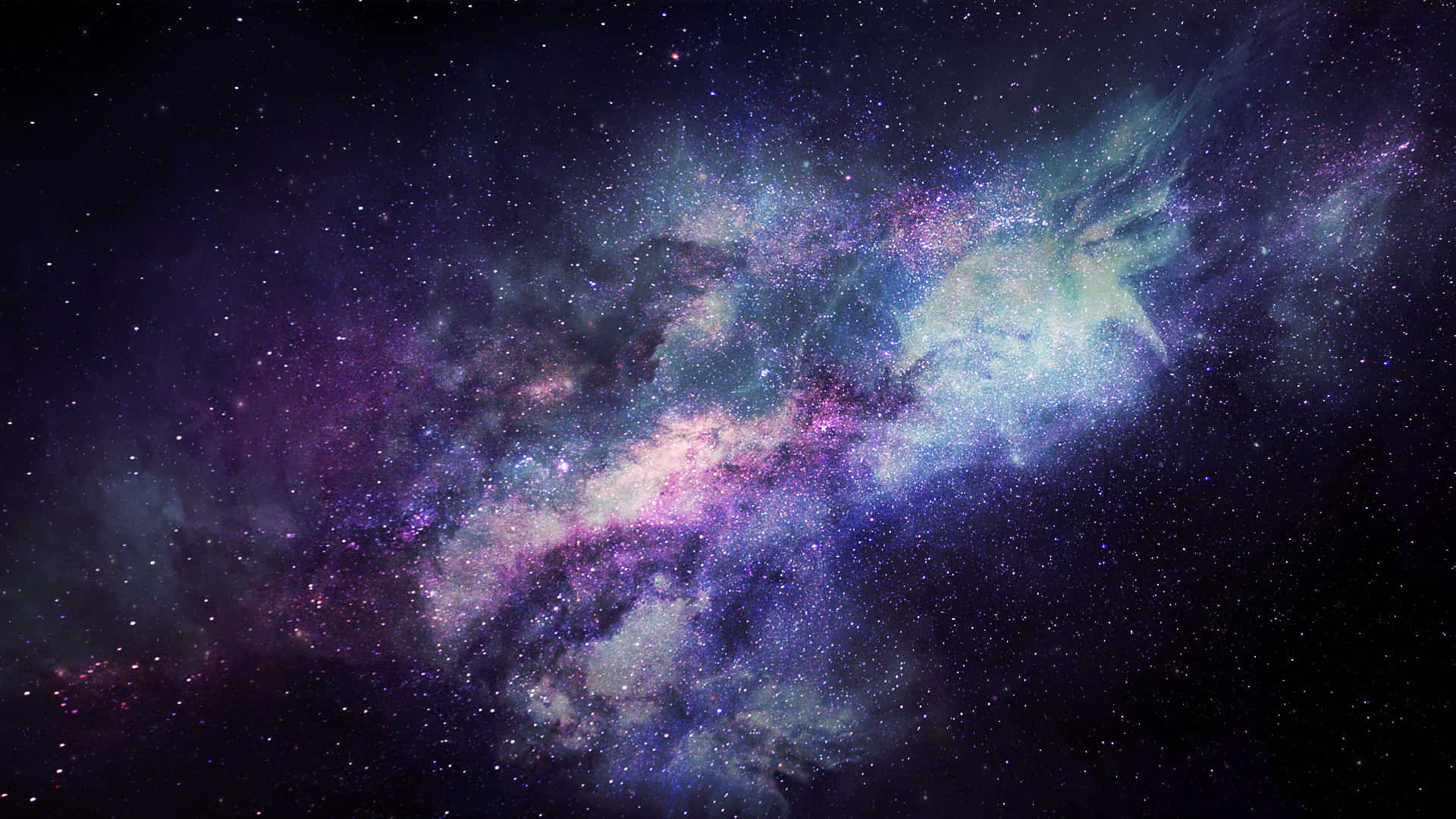 一個擁有星辰與銀河的星系 壁紙