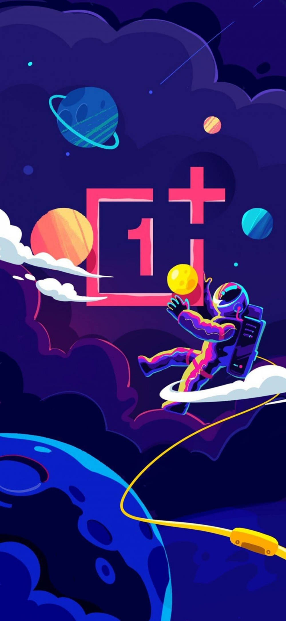 一加9 Pro太空宇航员 壁紙