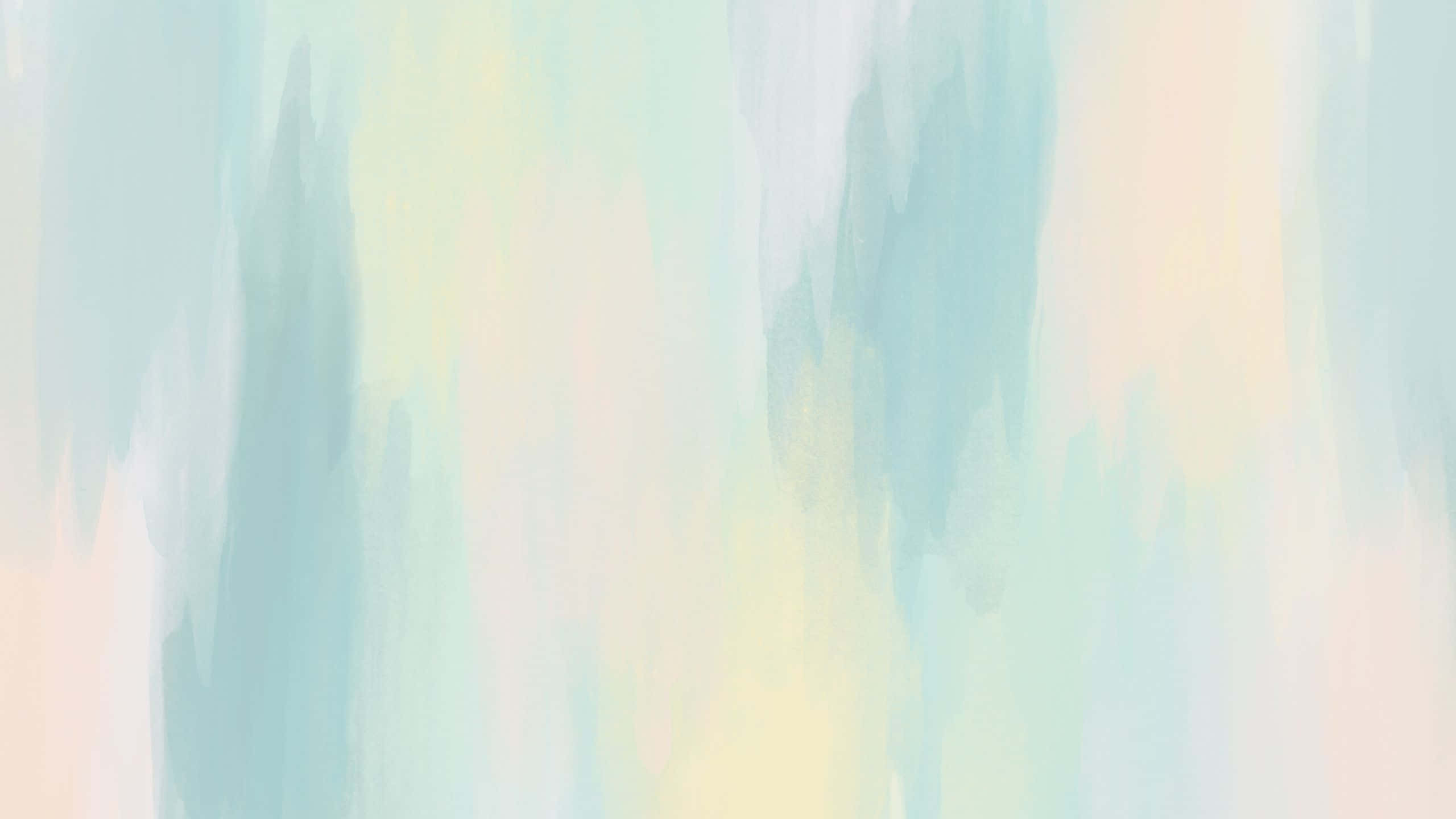 一幅水彩画，浅蓝与黄色背景 壁紙