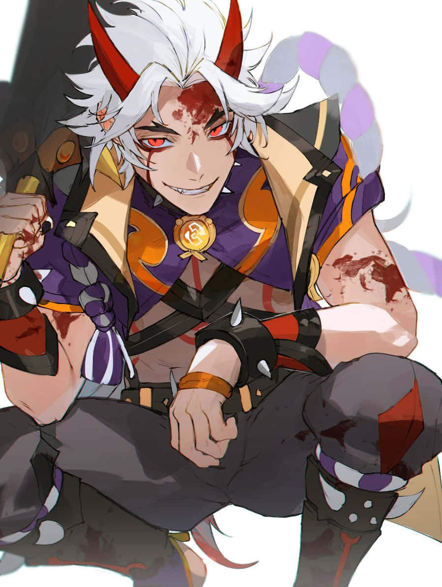 一斗 原神 血腥艺术 壁紙