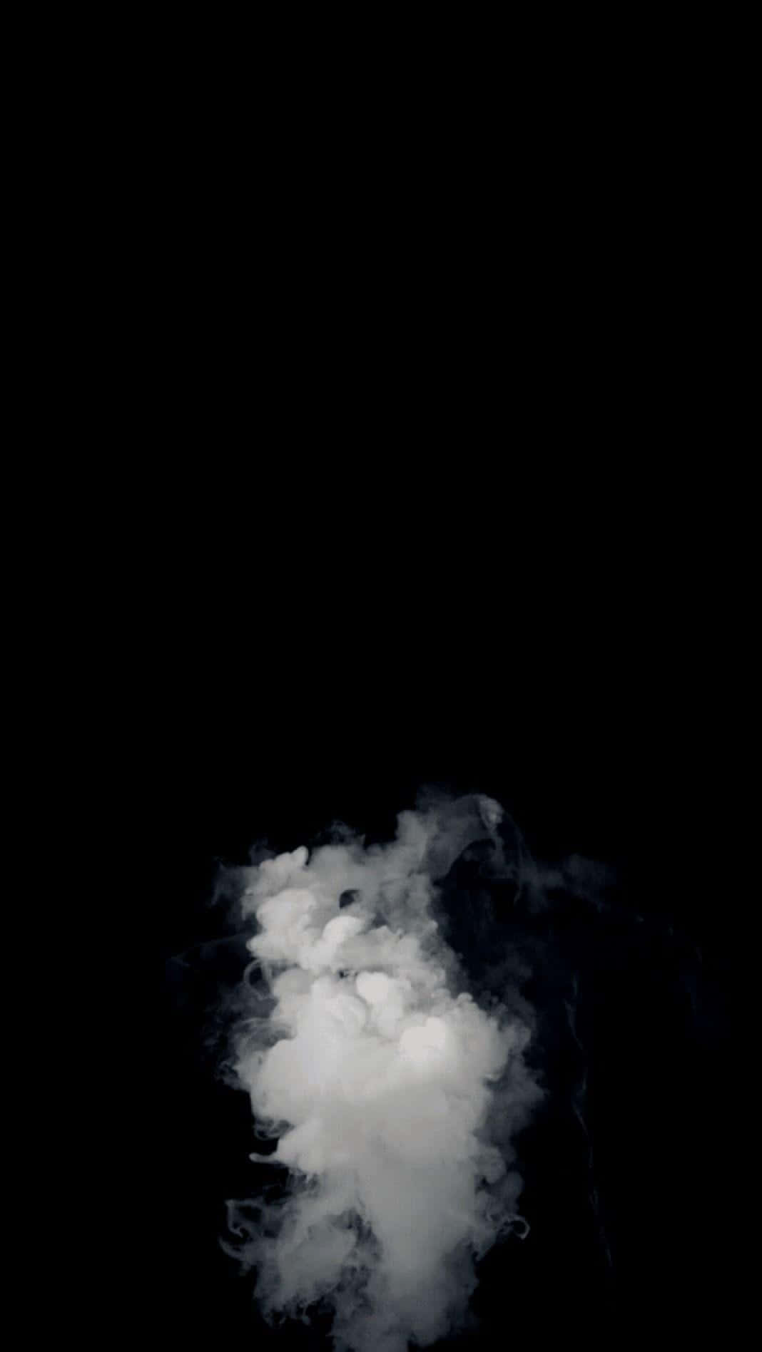 一朵漂浮在空中的白雲 壁紙
