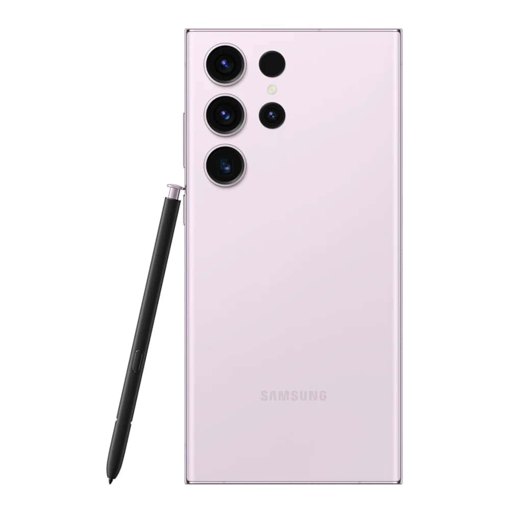 三星S23 Ultra粉色附S Pen 壁紙