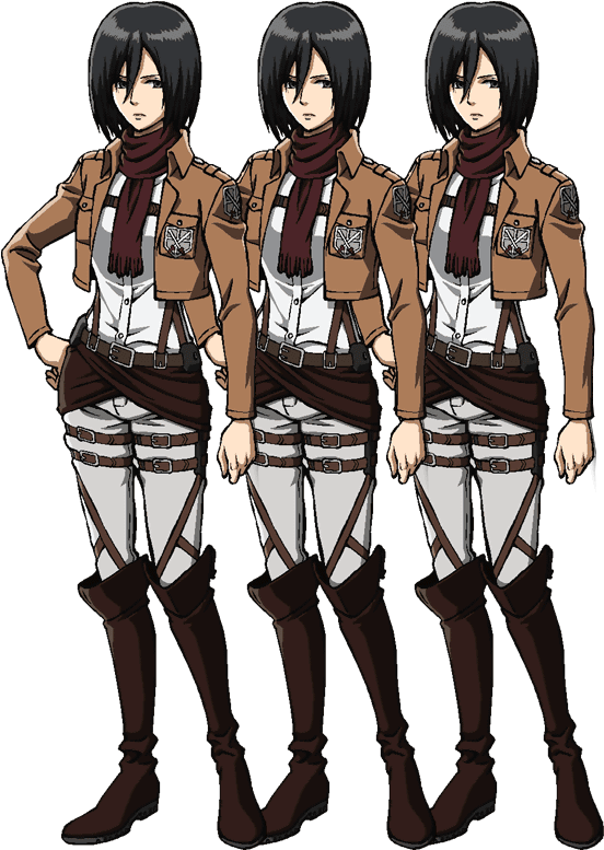 三笠·阿克曼调查兵团制服 壁紙