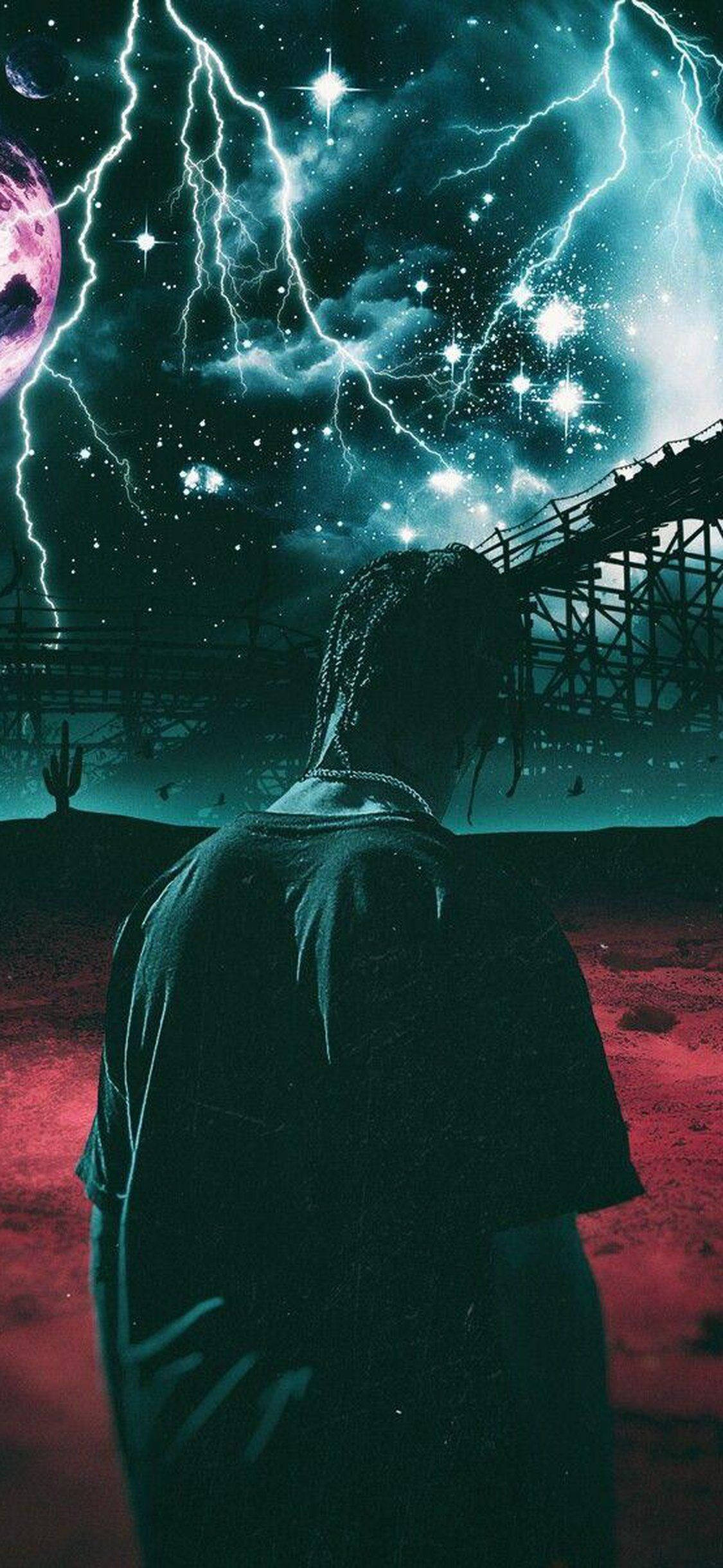 與Travis Scott一同踏上Astroworld奇幻旅程 壁紙
