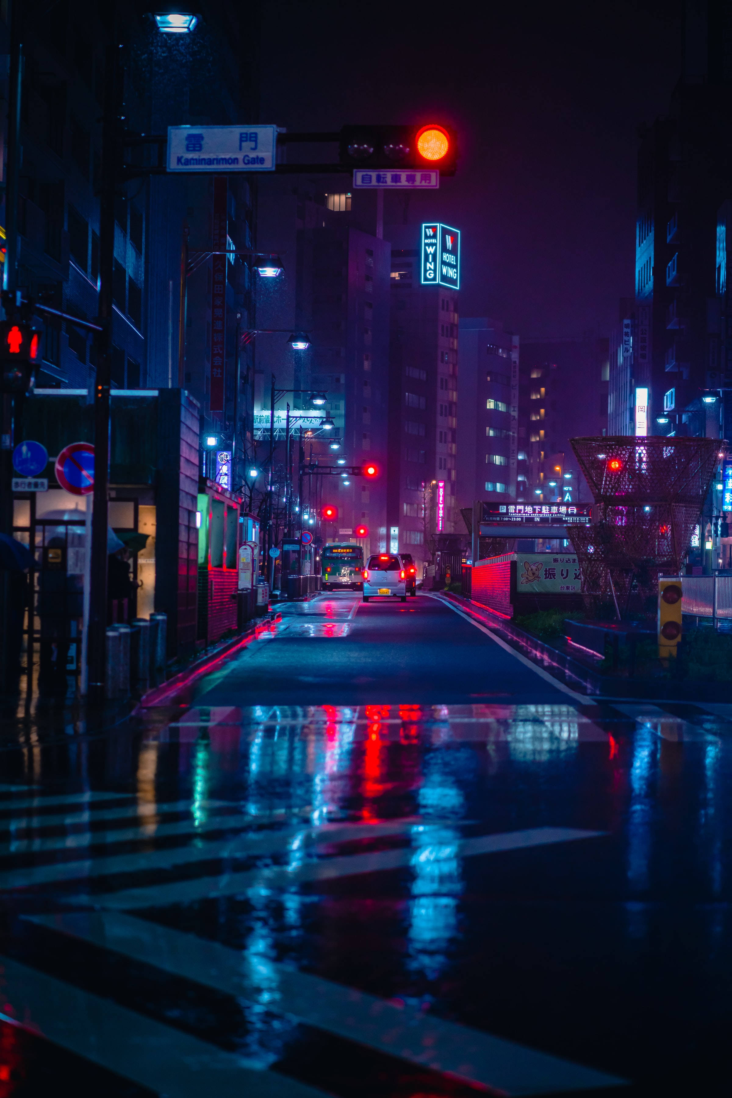 东京都市夜晚 壁紙