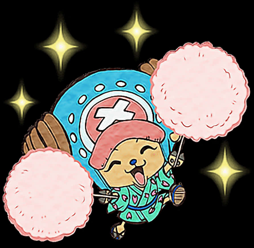 乔巴与棉花糖_ 海贼王 壁紙