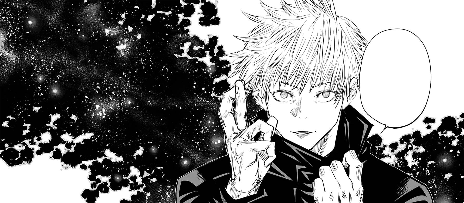 五条悟黑白漫画分镜 壁紙