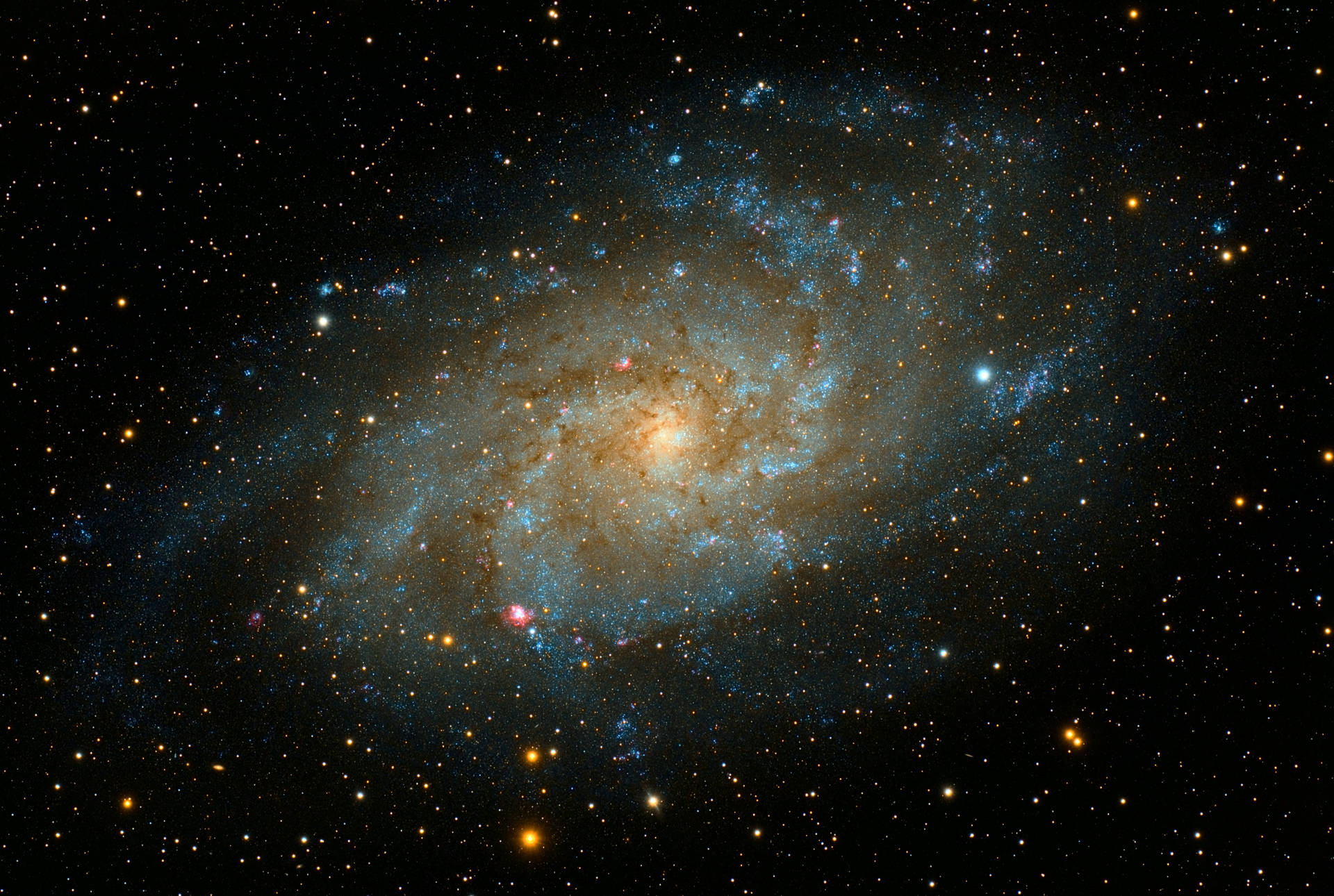 外太空4K仙女座星系高清壁紙