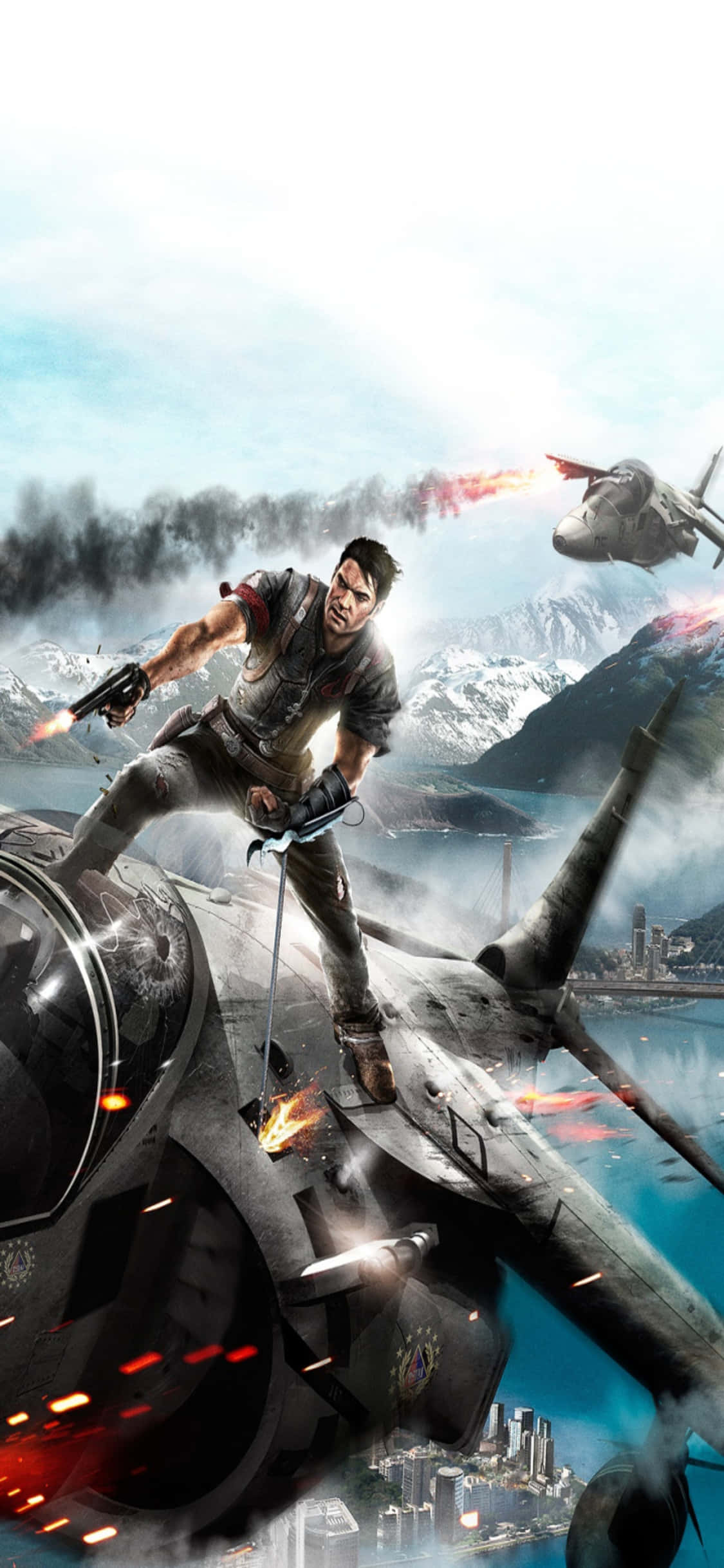 用 iPhone X 與 Just Cause 4 釋放混亂 壁紙