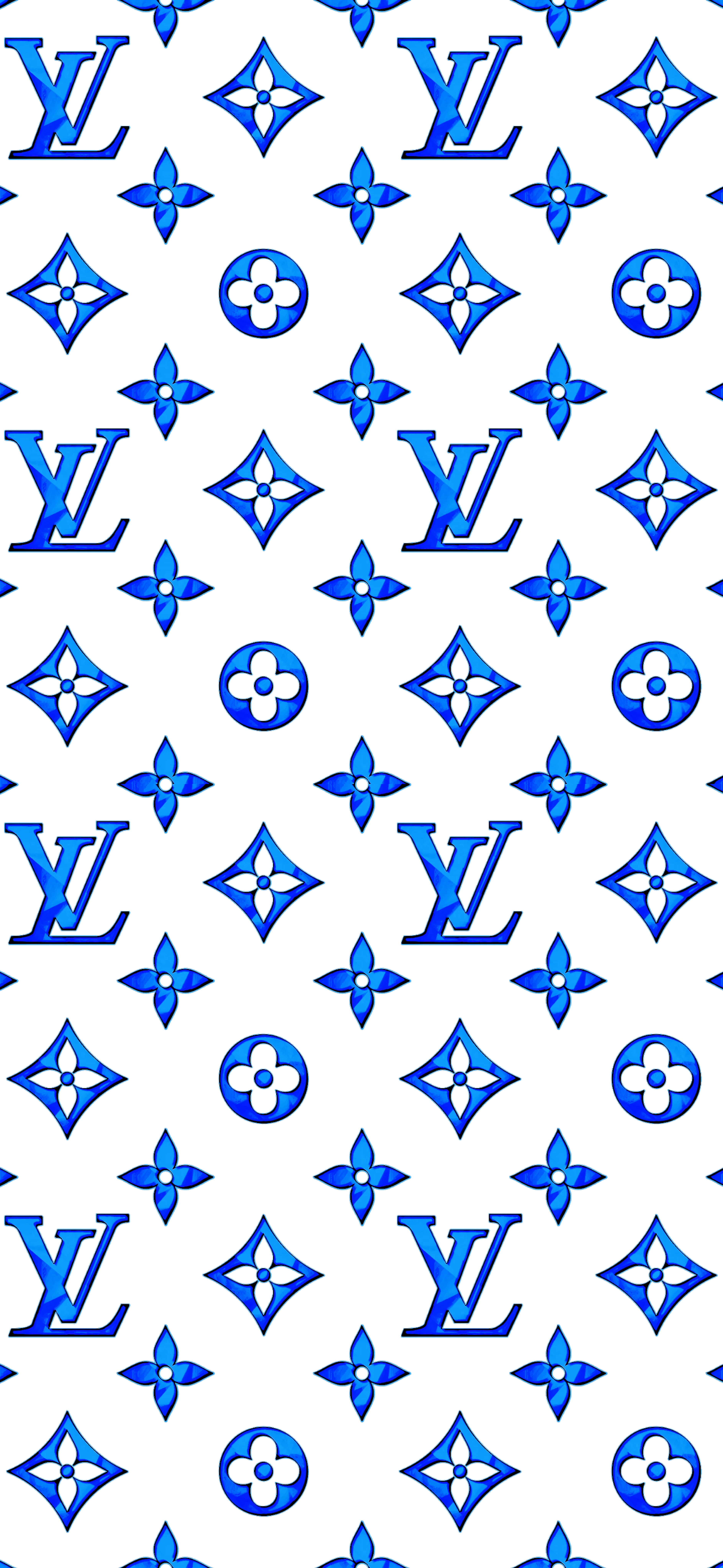「以 Louis Vuitton 藍打造時尚奢華宣言」 壁紙