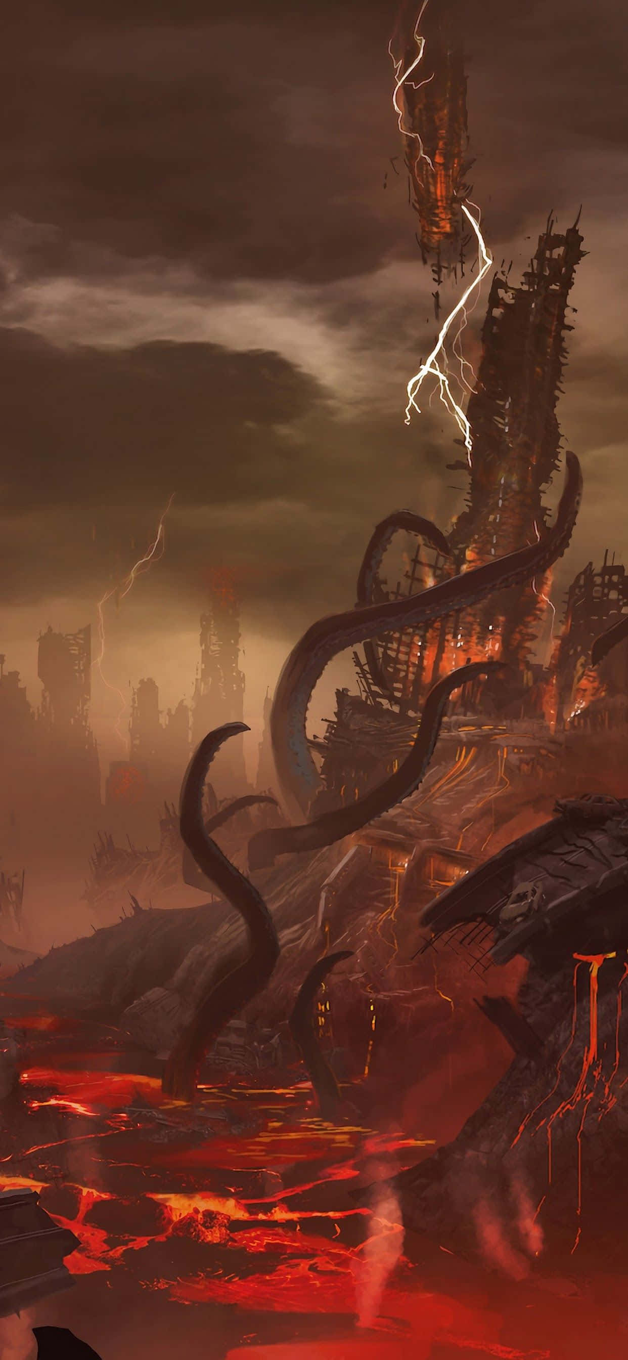 以iPhone上的《DOOM永恆》成為終極惡魔獵人 壁紙