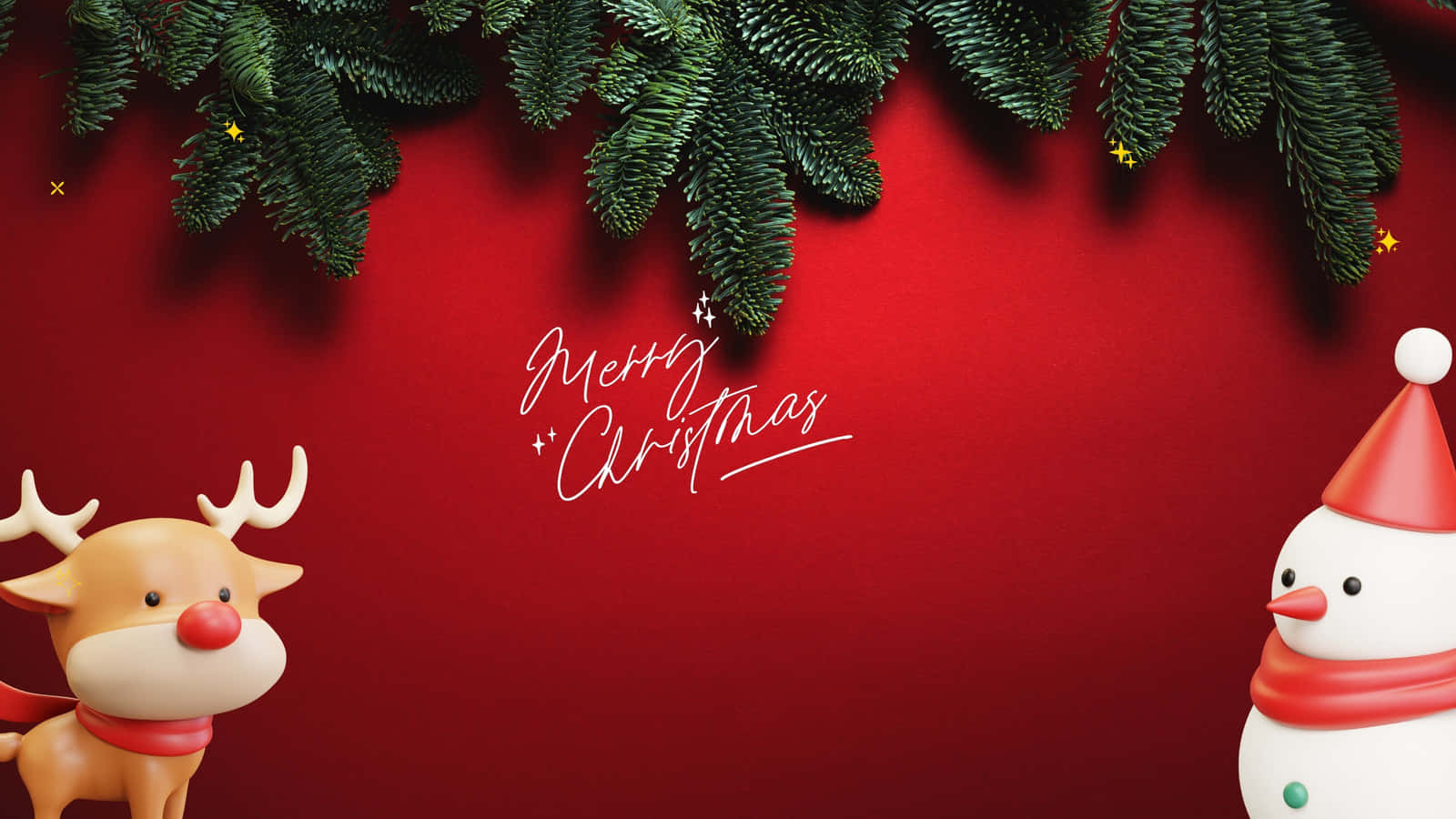 以聖誕節日桌布慶祝佳節 壁紙