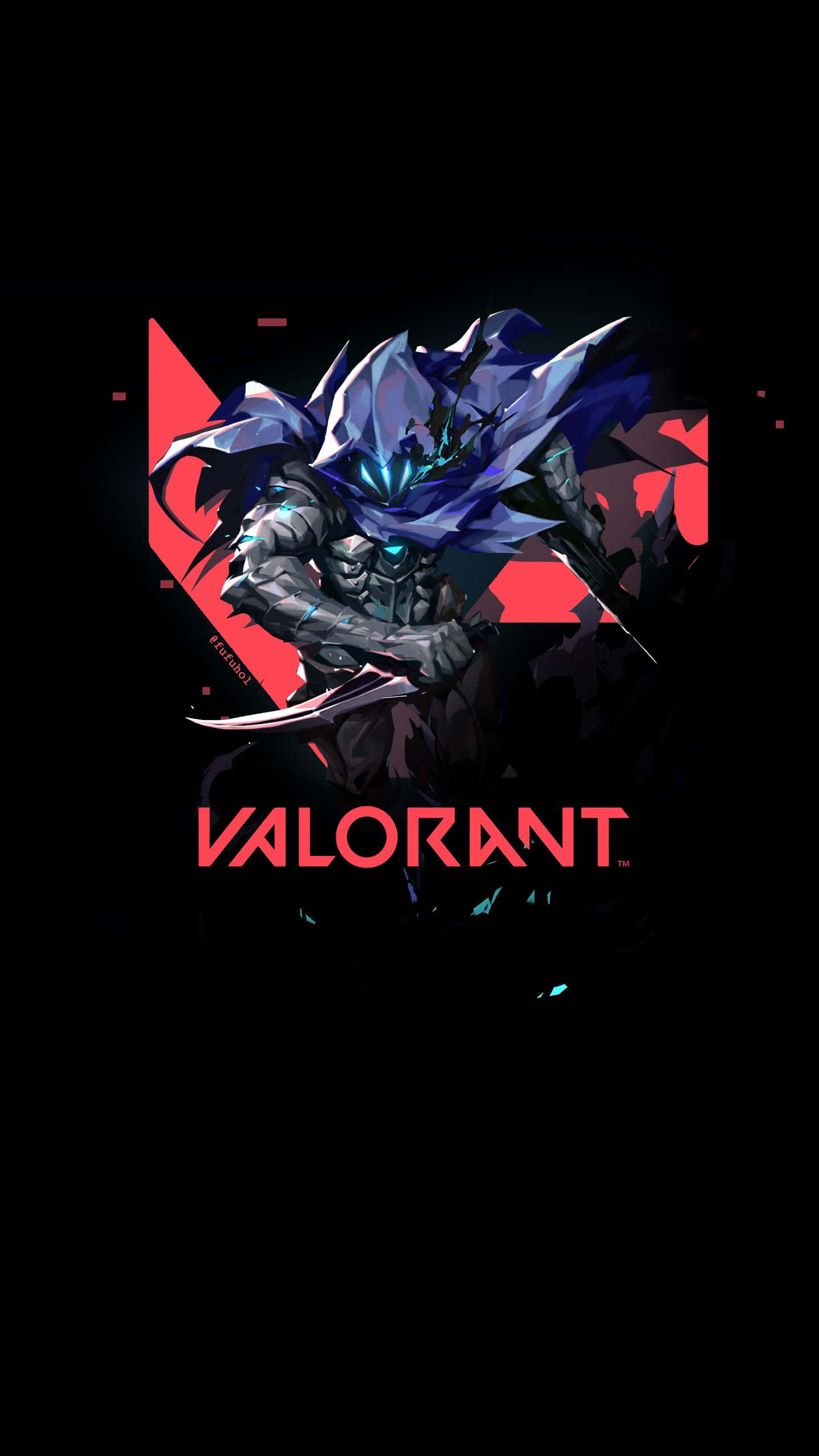 像素3xl Valorant背景 Omen与Valorant标志 壁紙