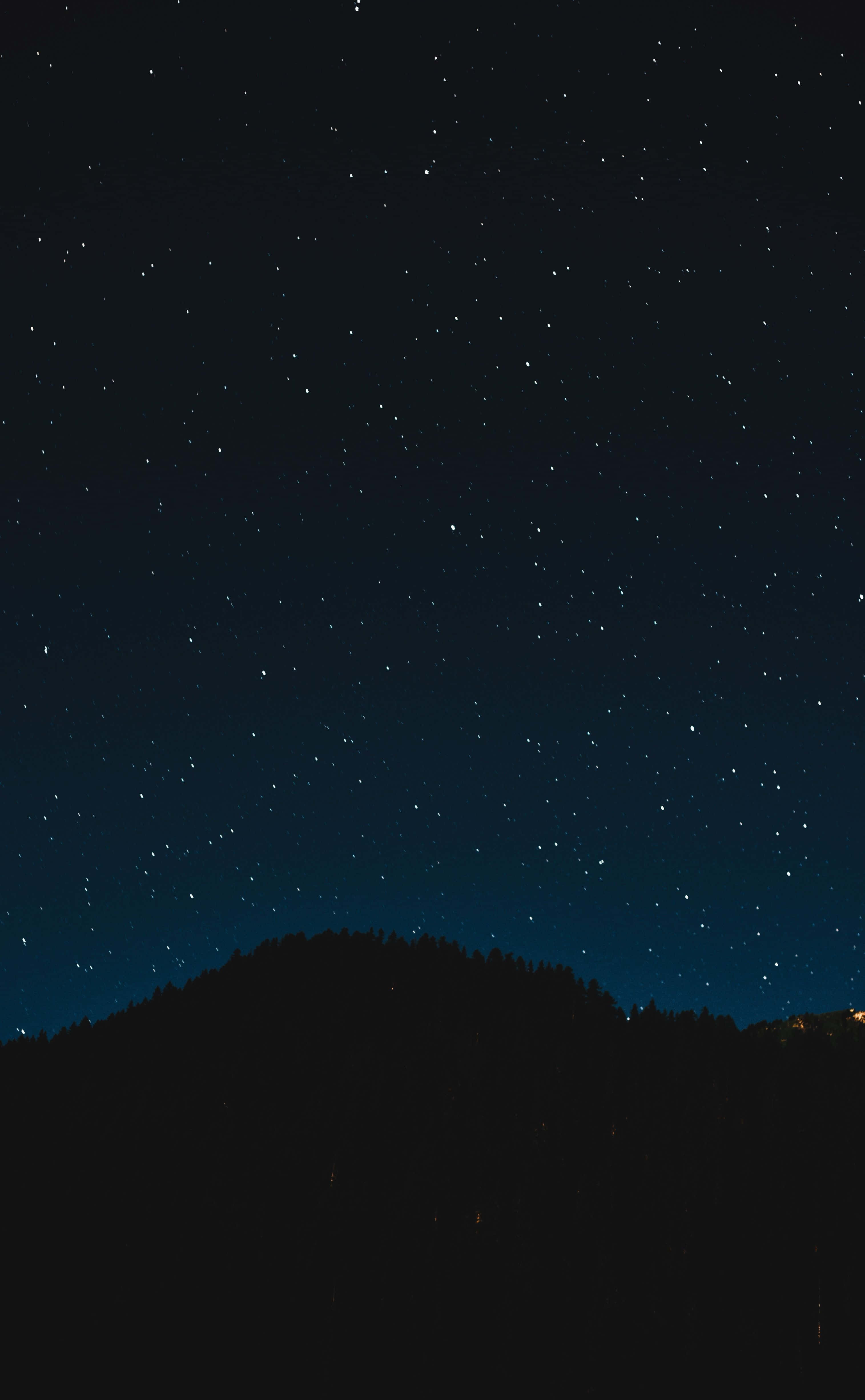 充滿美感的星空夜景 壁紙