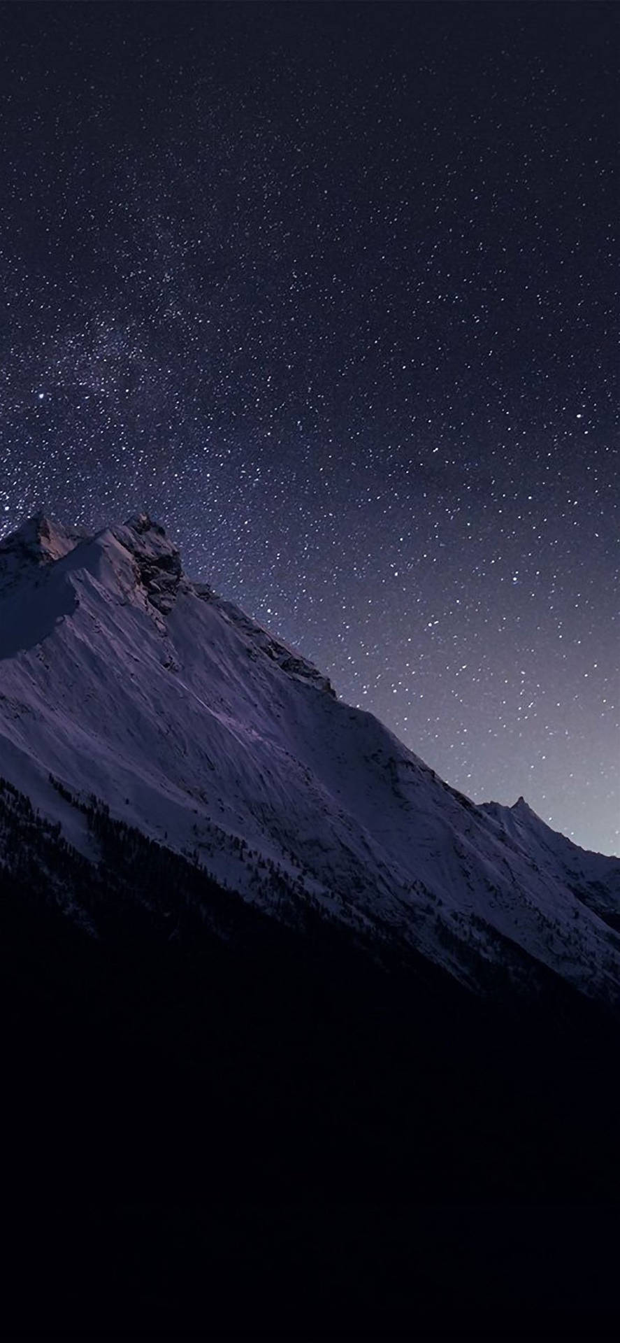 雪山 iPhone 暗色 — 暗黑美學 壁紙