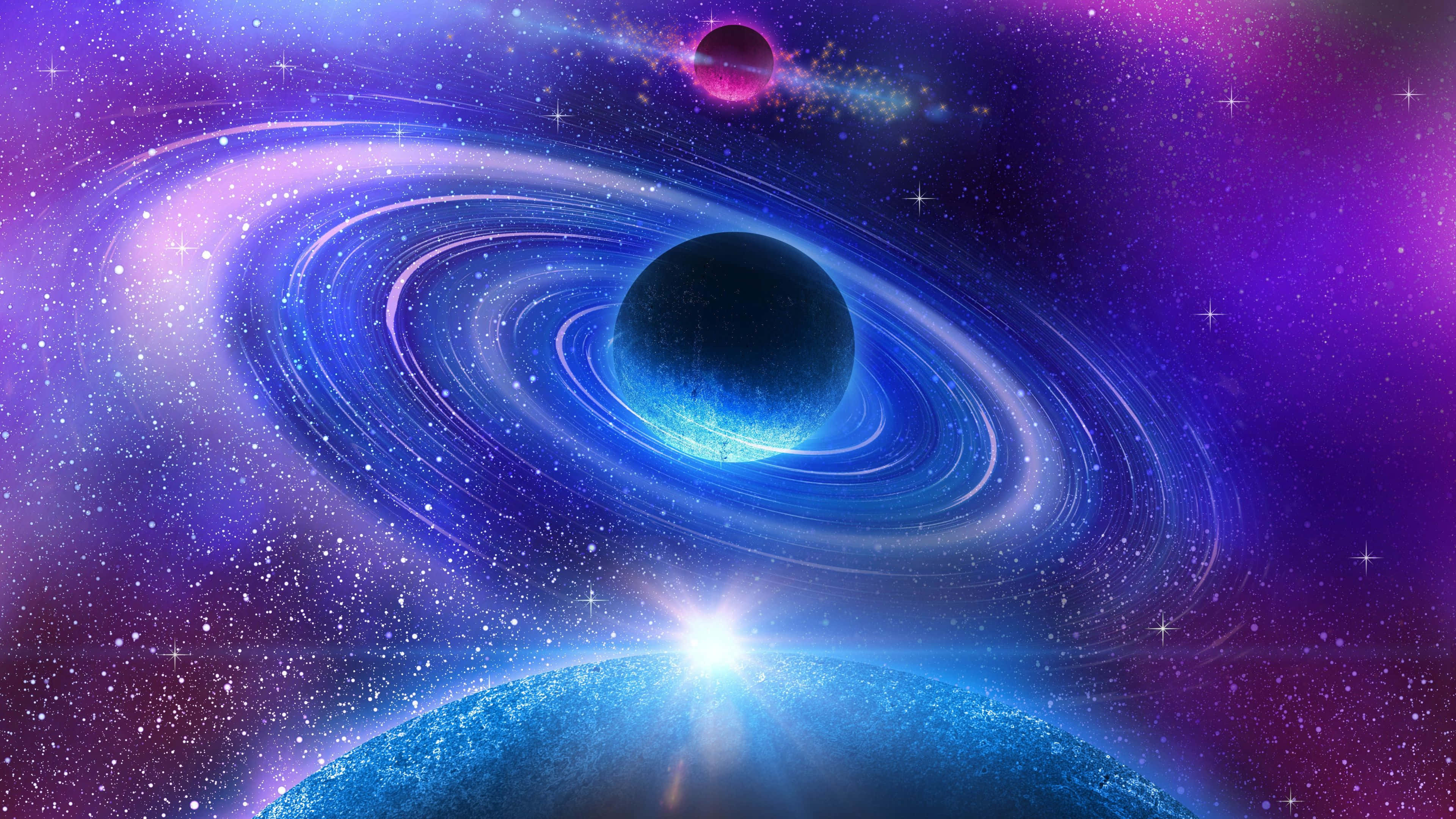 凝望深邃太空的迷人美景 壁紙