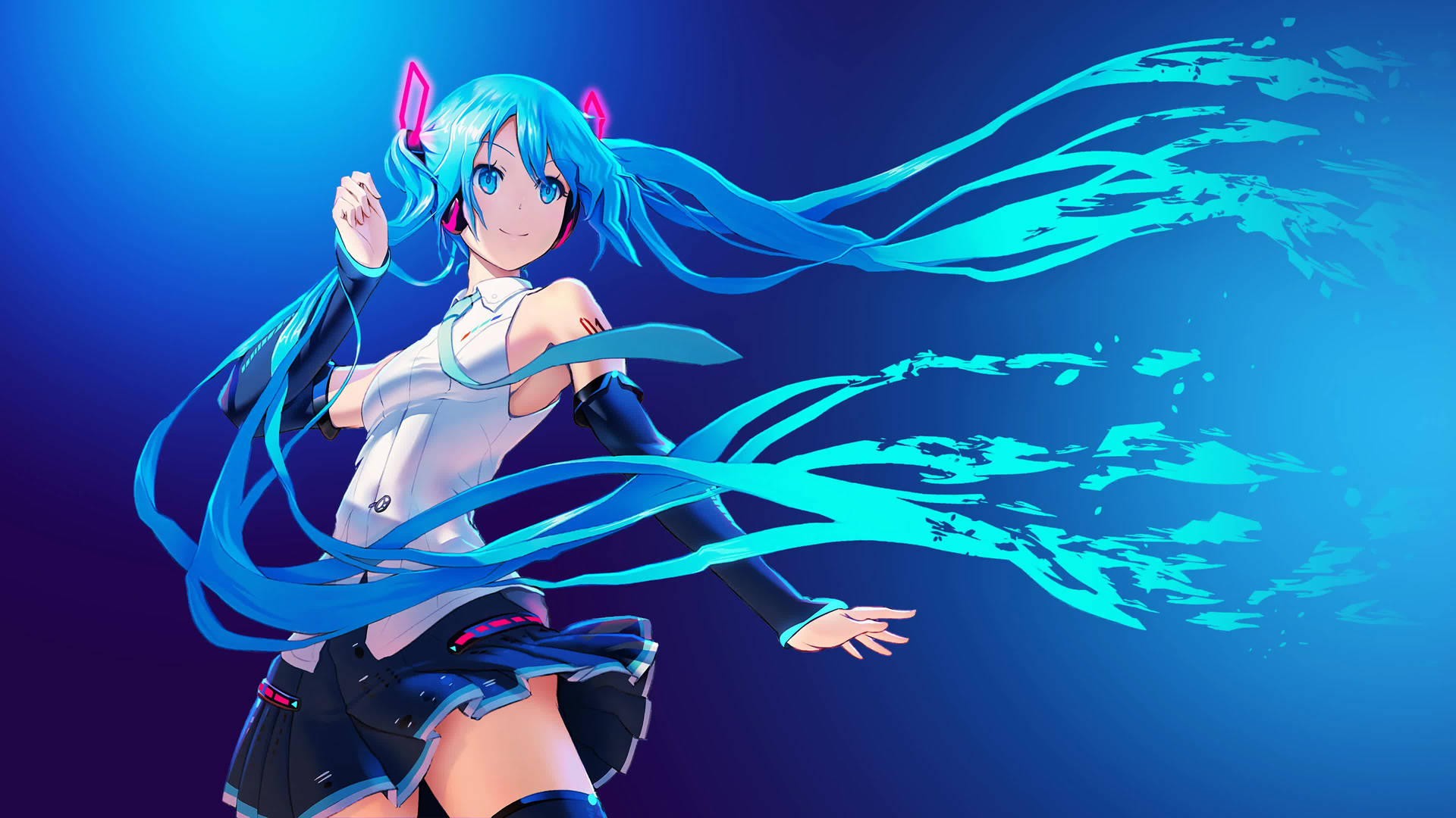 初音未來動感演唱會桌布