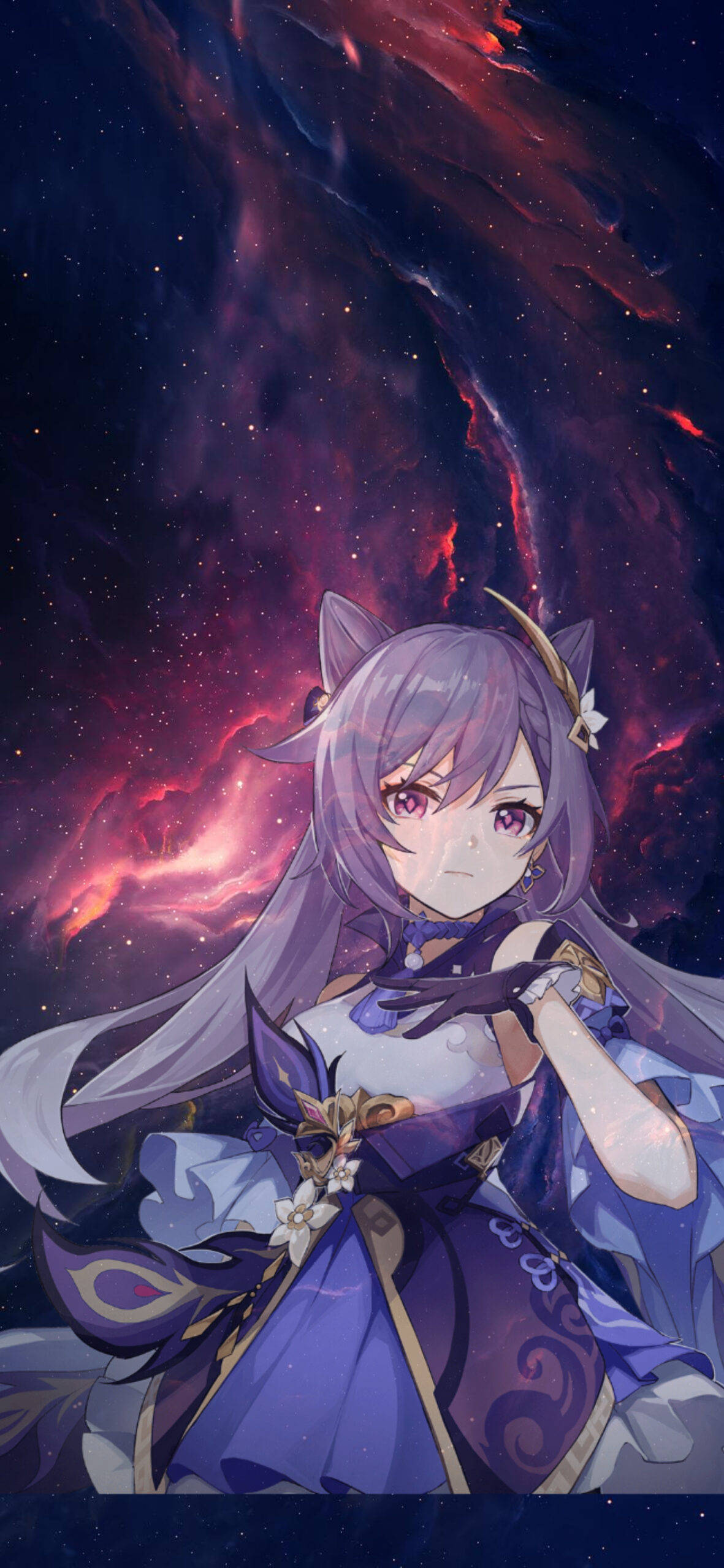 刻晴肖像原神手机 壁紙