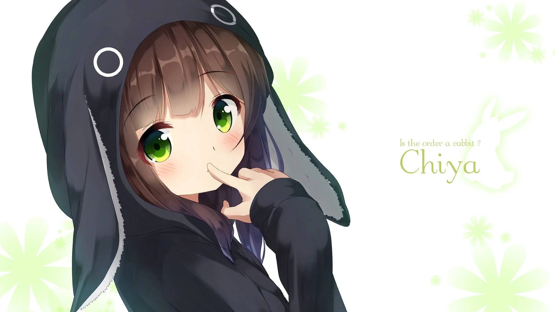 动漫女孩连帽衫千夜 壁紙